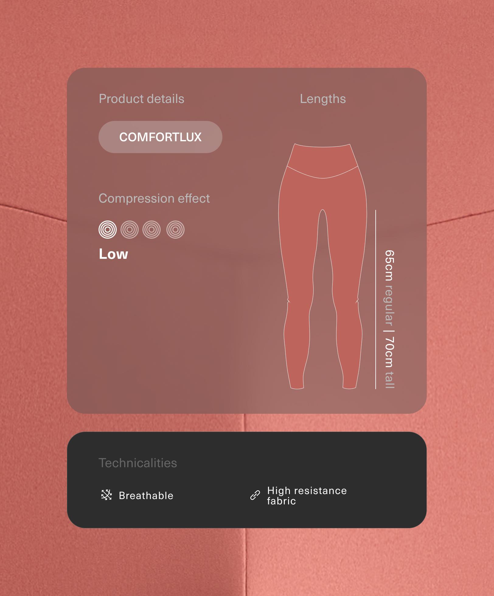 Leggings até ao tornozelo high rise Comfortlux