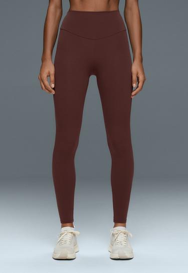 Ankle-length High rise Comfortlux leggings — CHOCOLATE 3