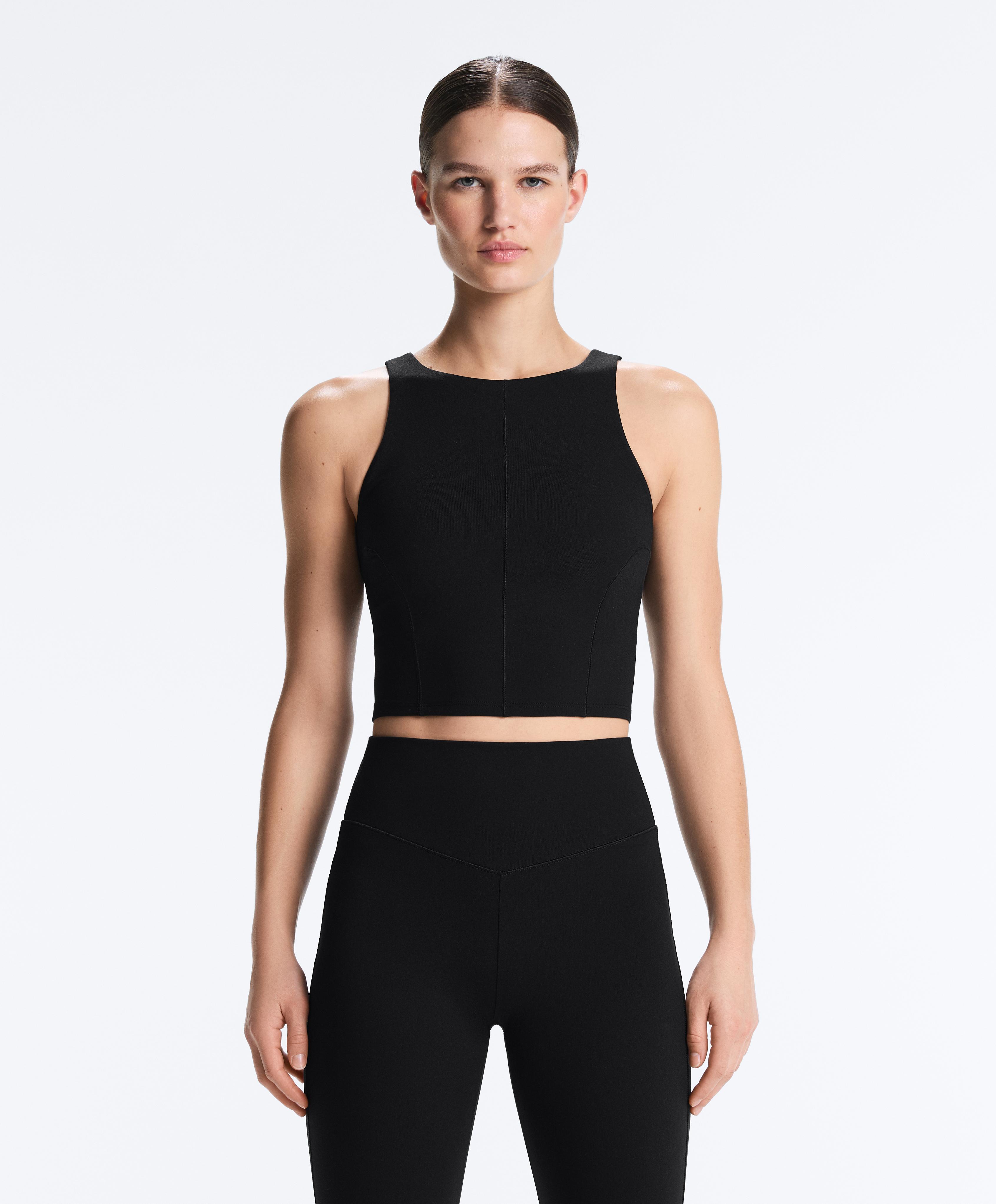 Evermove tank top with straps — BLACK