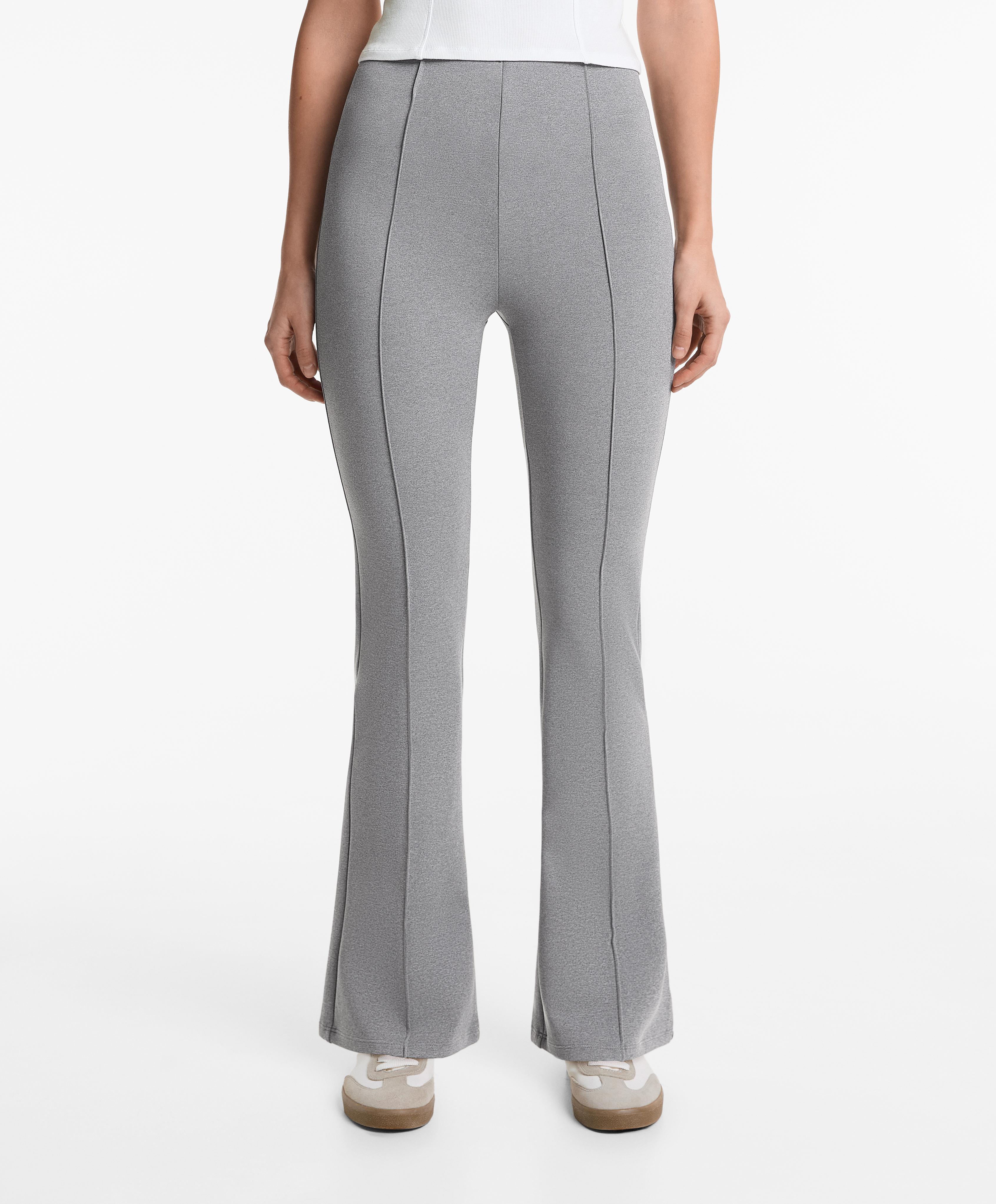 Pantalon flare effet néoprène Pantalon flare effet néoprène