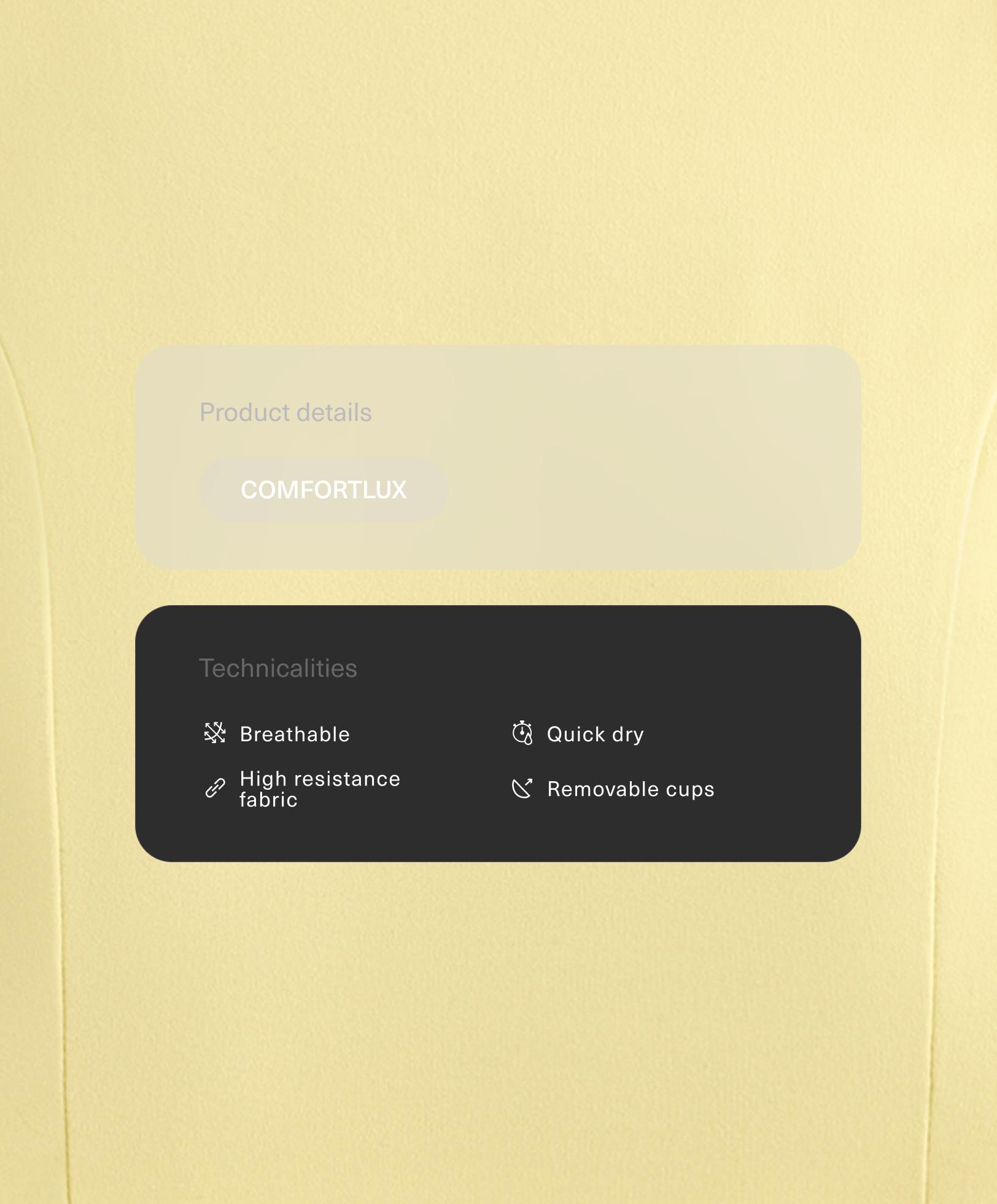 Comfortlux halterneck piping Tank top - Sale Comfortlux halterneck piping Tank top - Sale