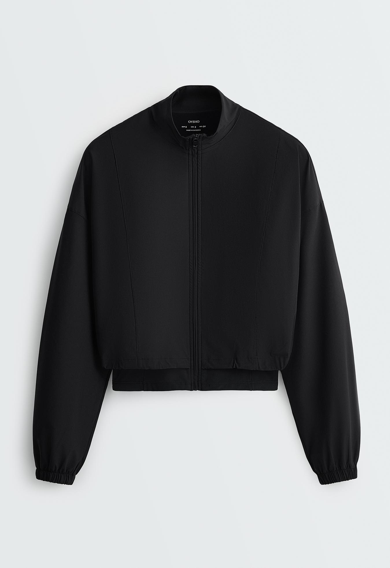 Double stretch technical jacket — BLACK