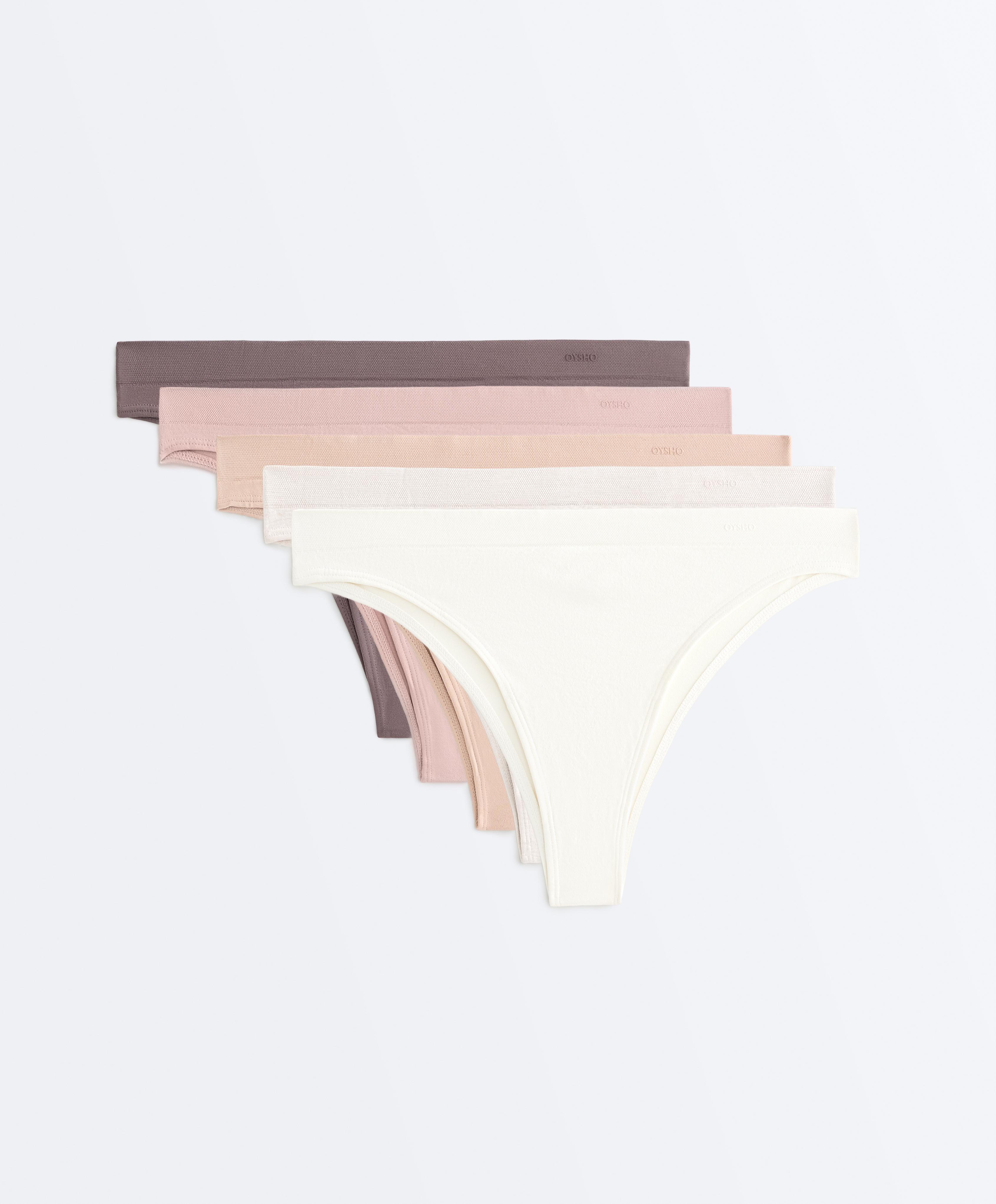 5 seamless soft touch Brazilian briefs