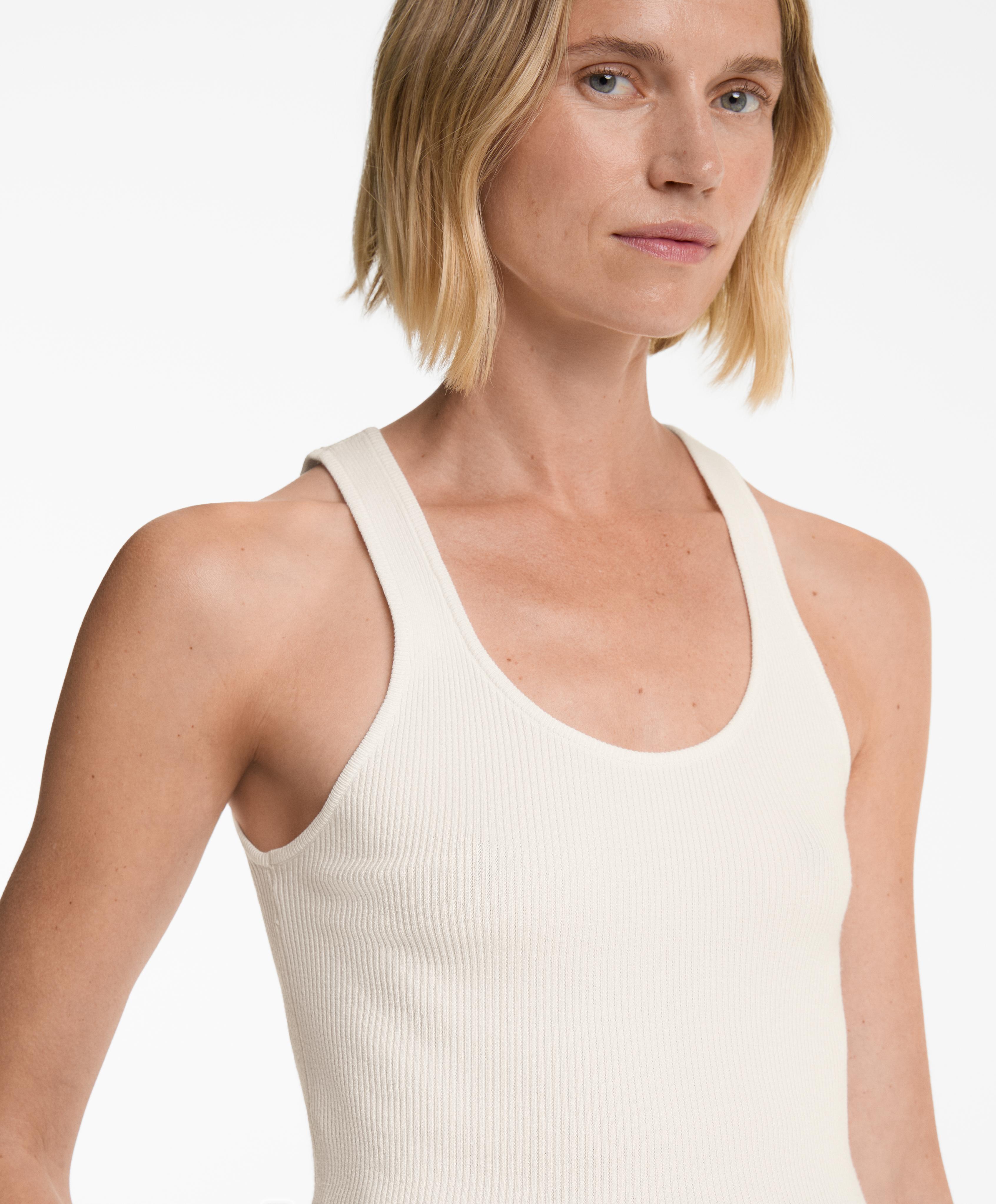 T-shirt en maille sans manches T-shirt en maille sans manches