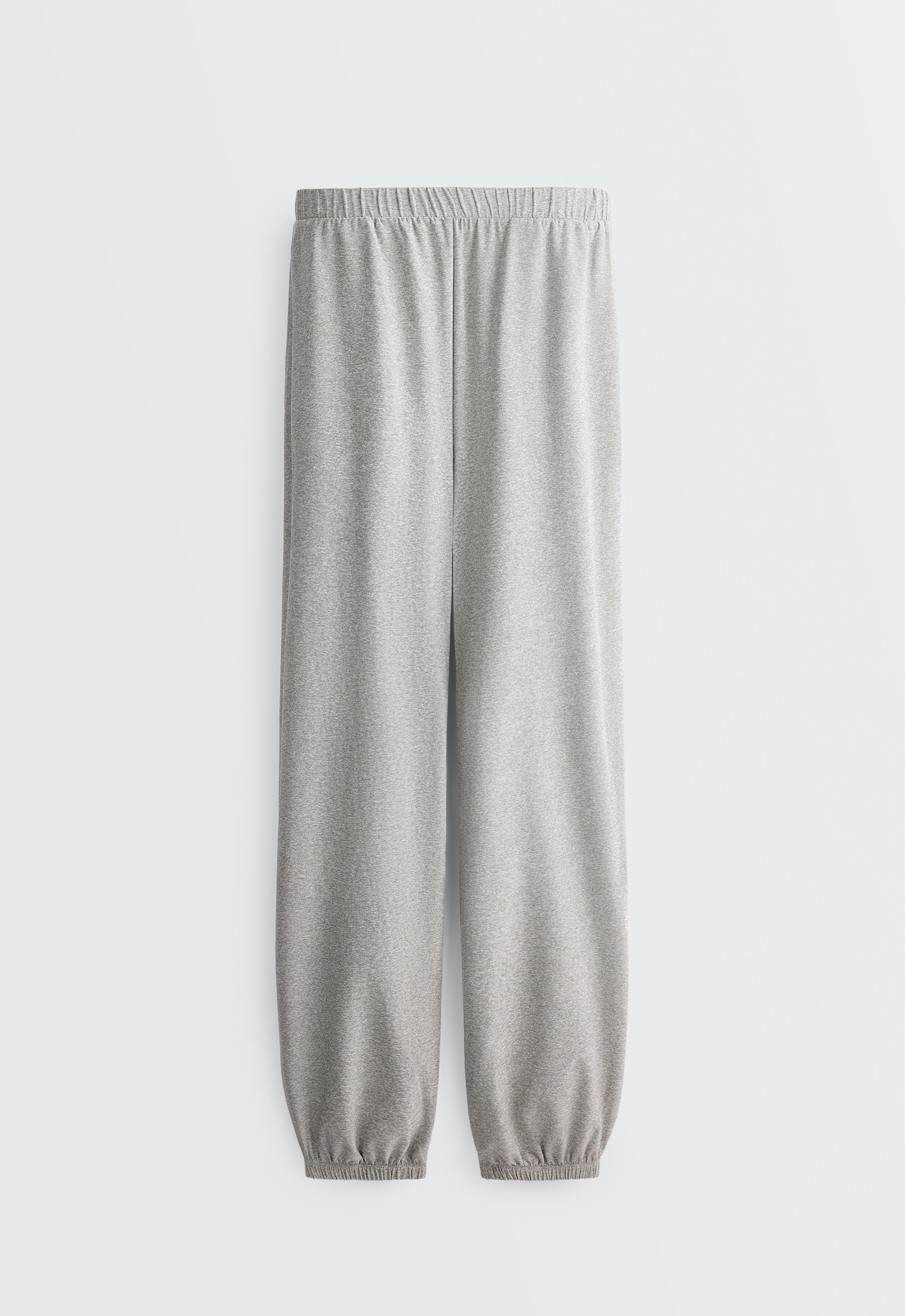 Comfortlux heathered joggers — GREY MELANGE
