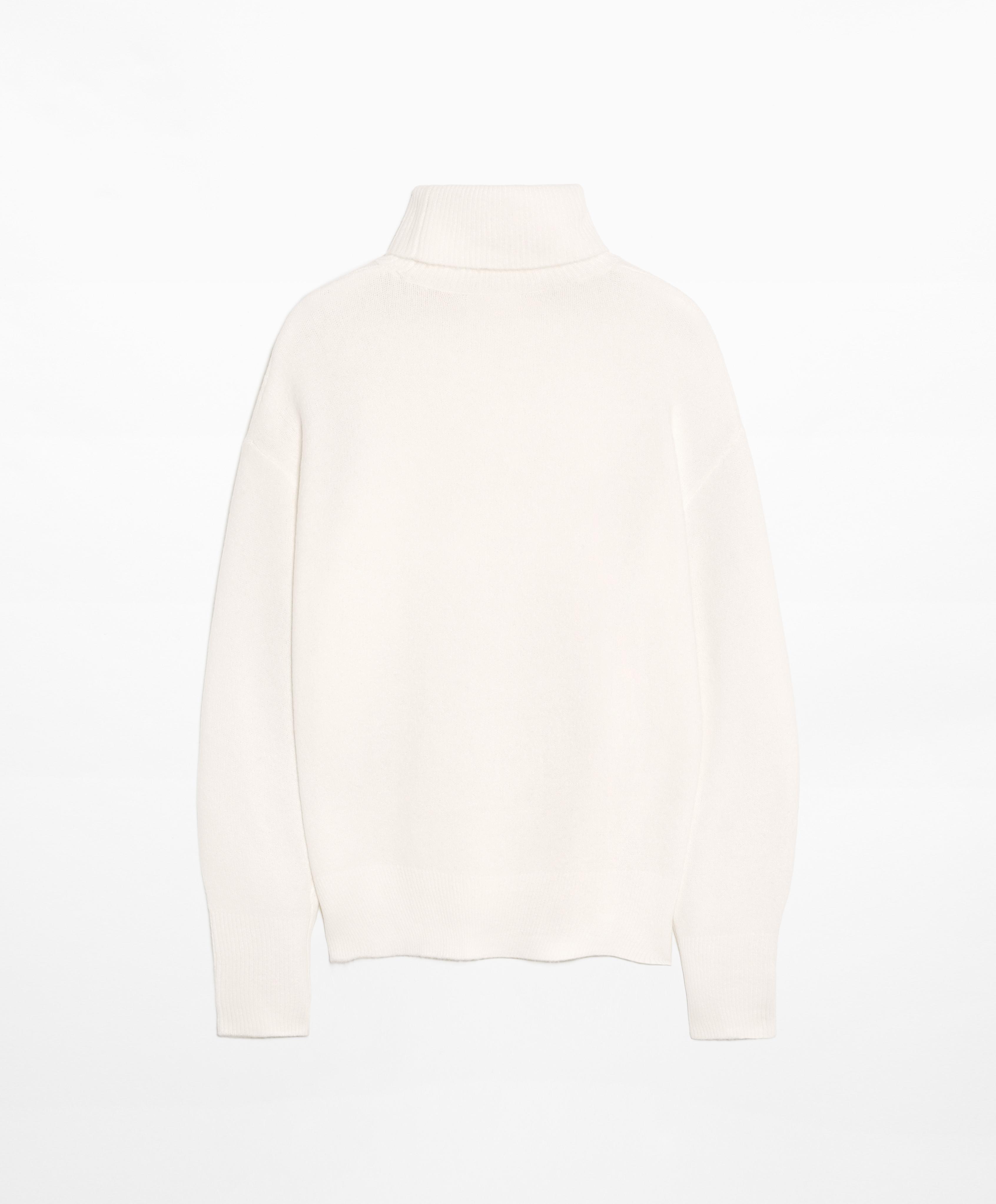 High neck knit jumper