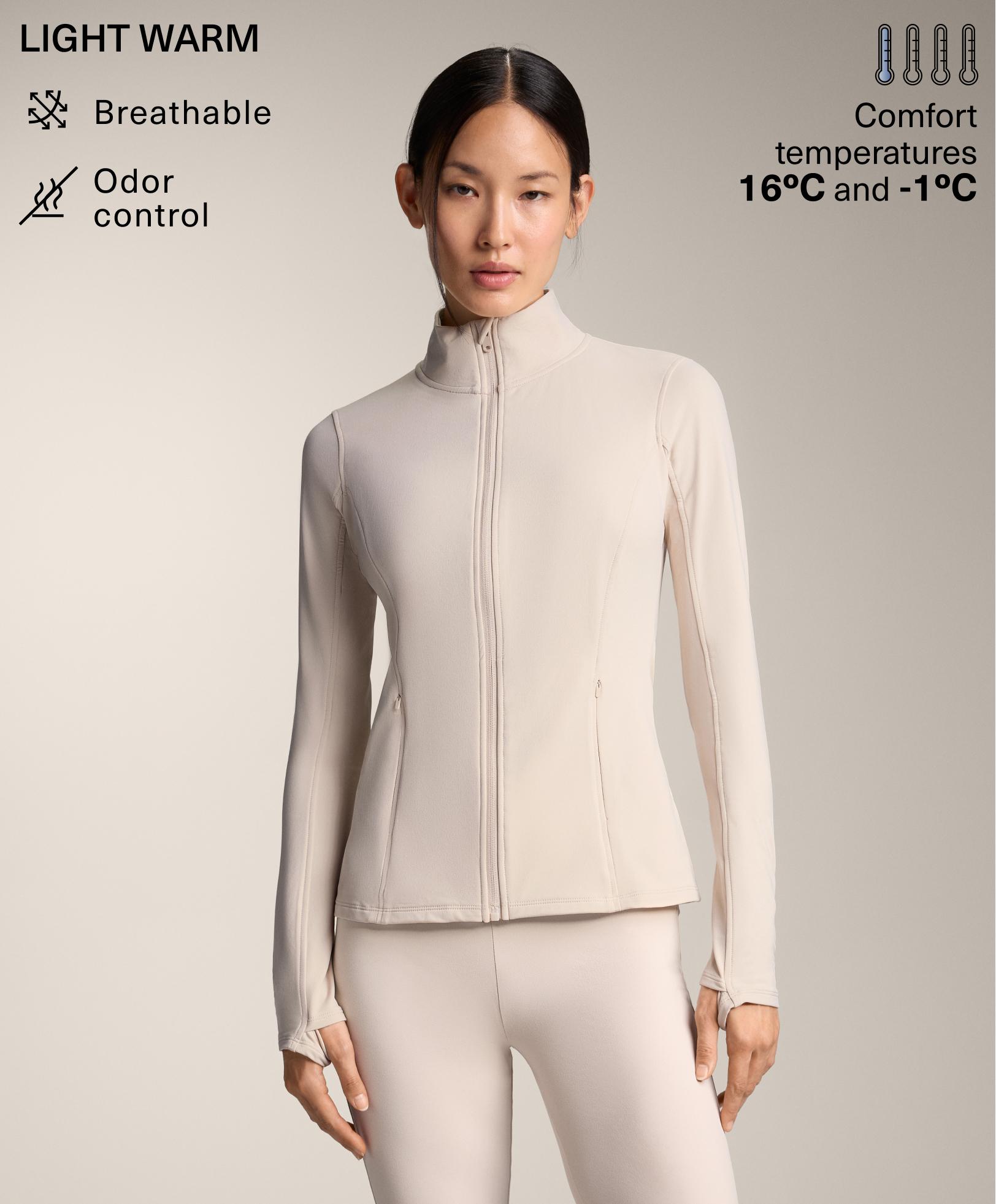 Light warm technical jacket