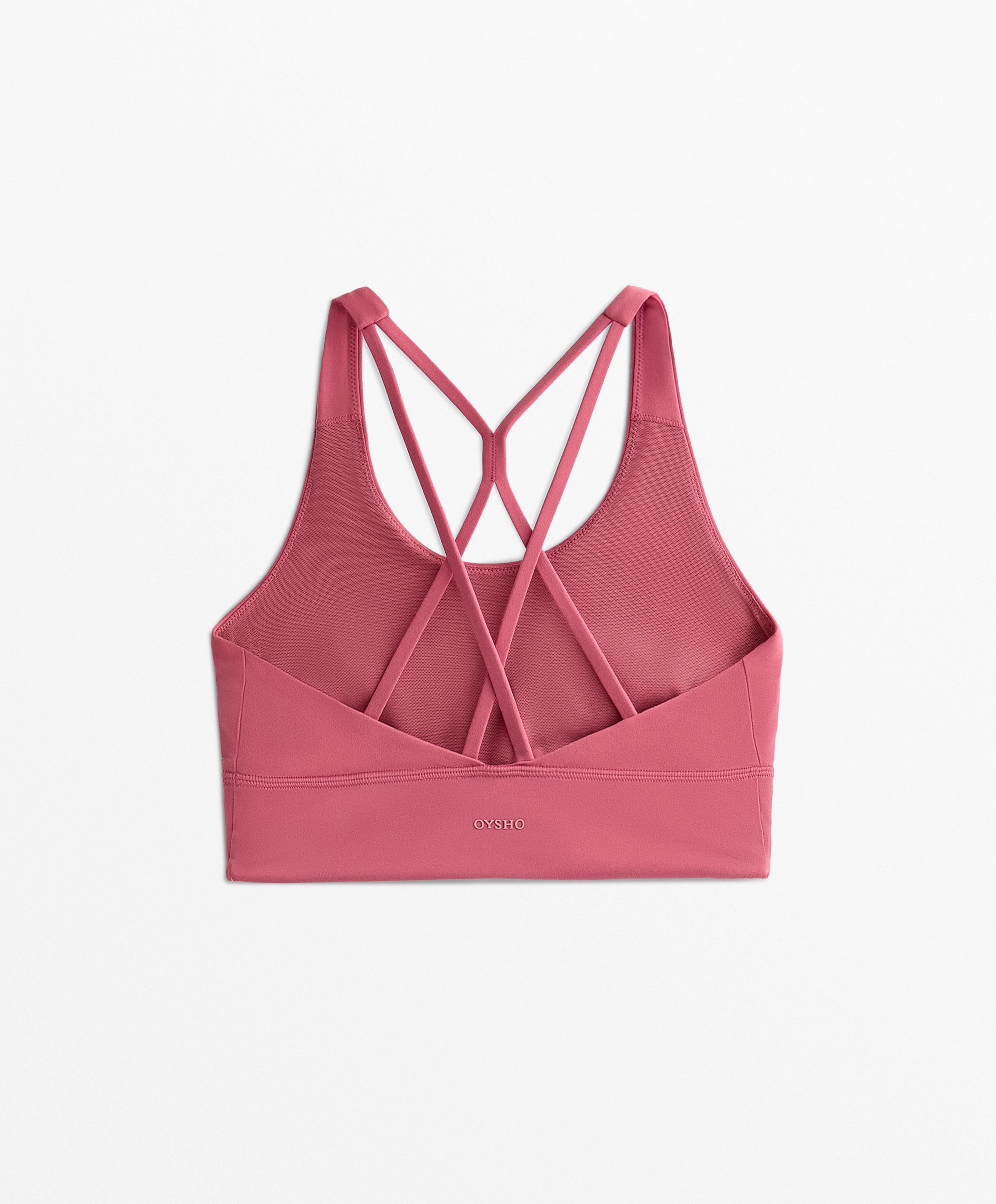 Medium-support comfortlux sports bra with cups