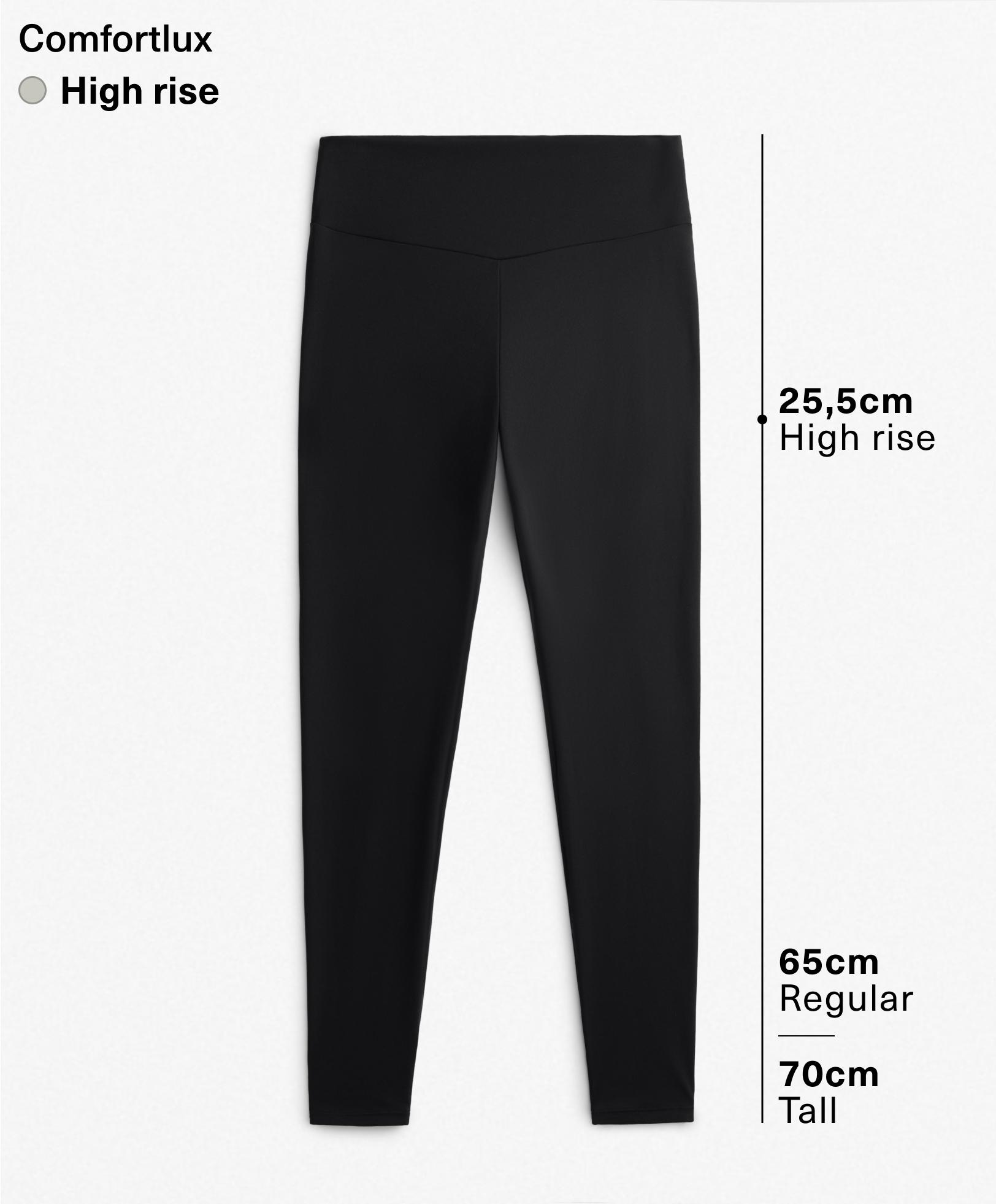 Leggings pelo tornozelo high rise Comfortlux