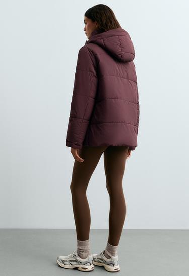 Water-repellent primaloft® padded jacket — DARK WINE RED 6