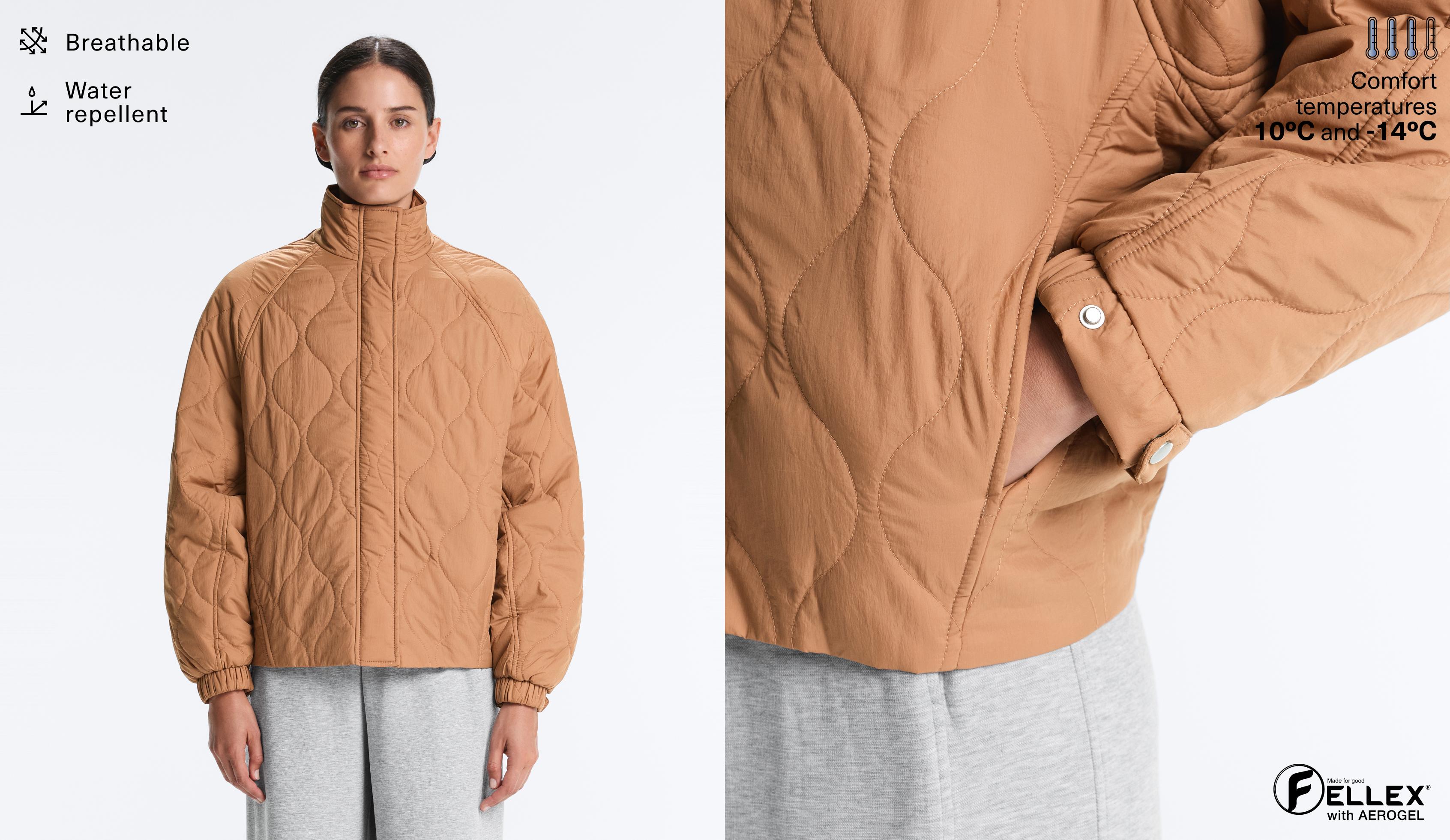 Water-repellent FELLEX® AEROGEL padded jacket