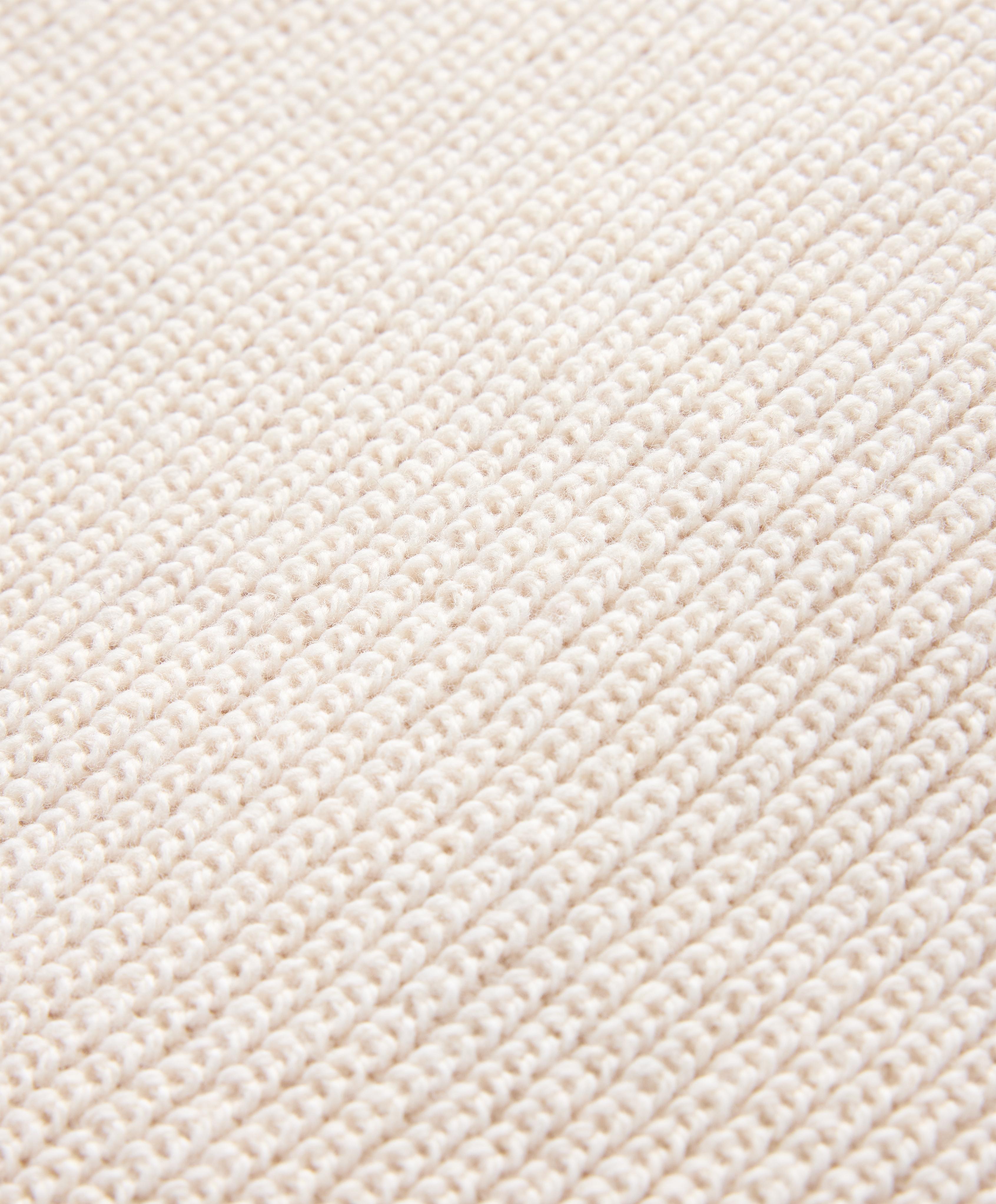 Knit straight-leg trousers