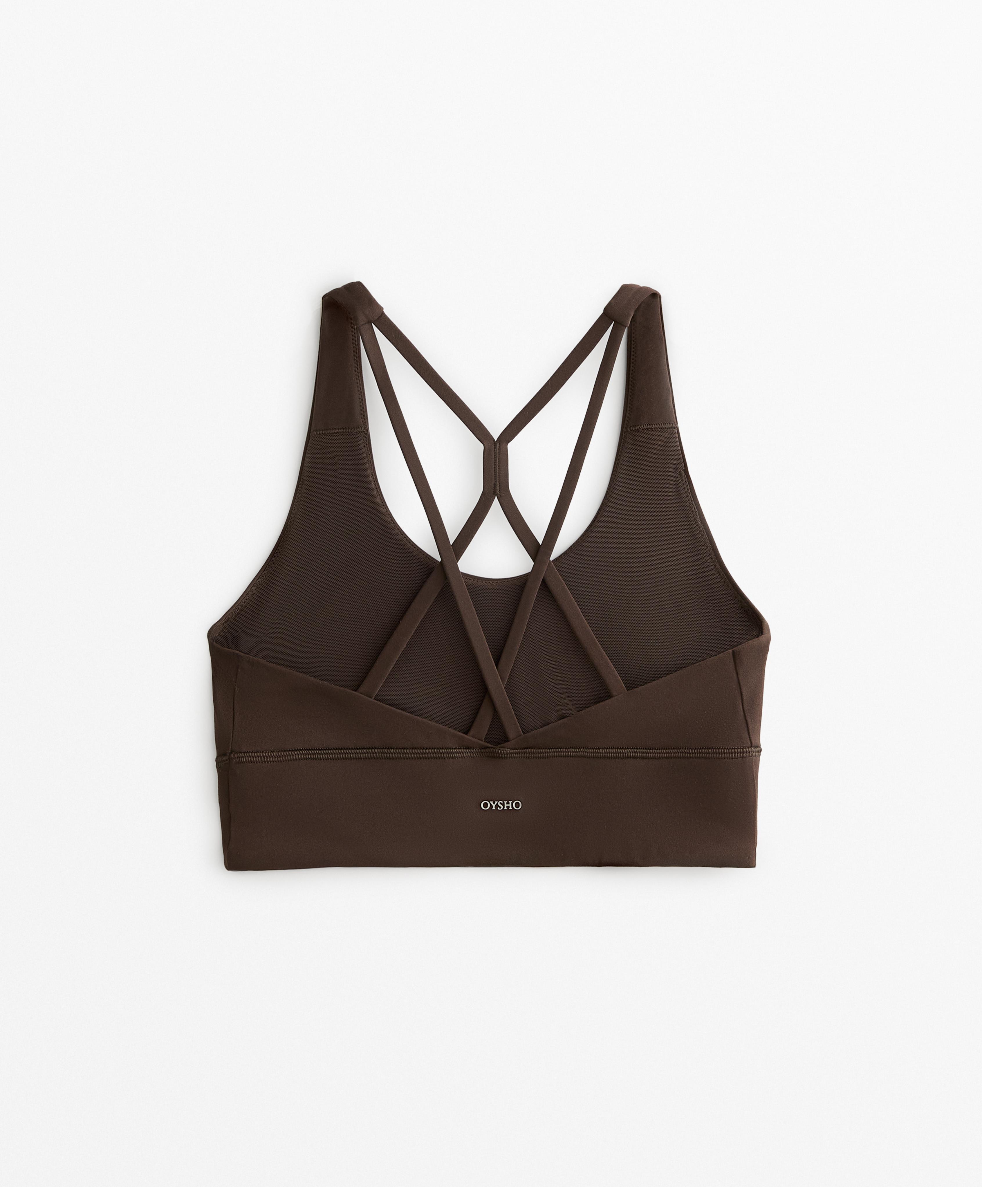 Medium-support comfortlux sports bra with cups