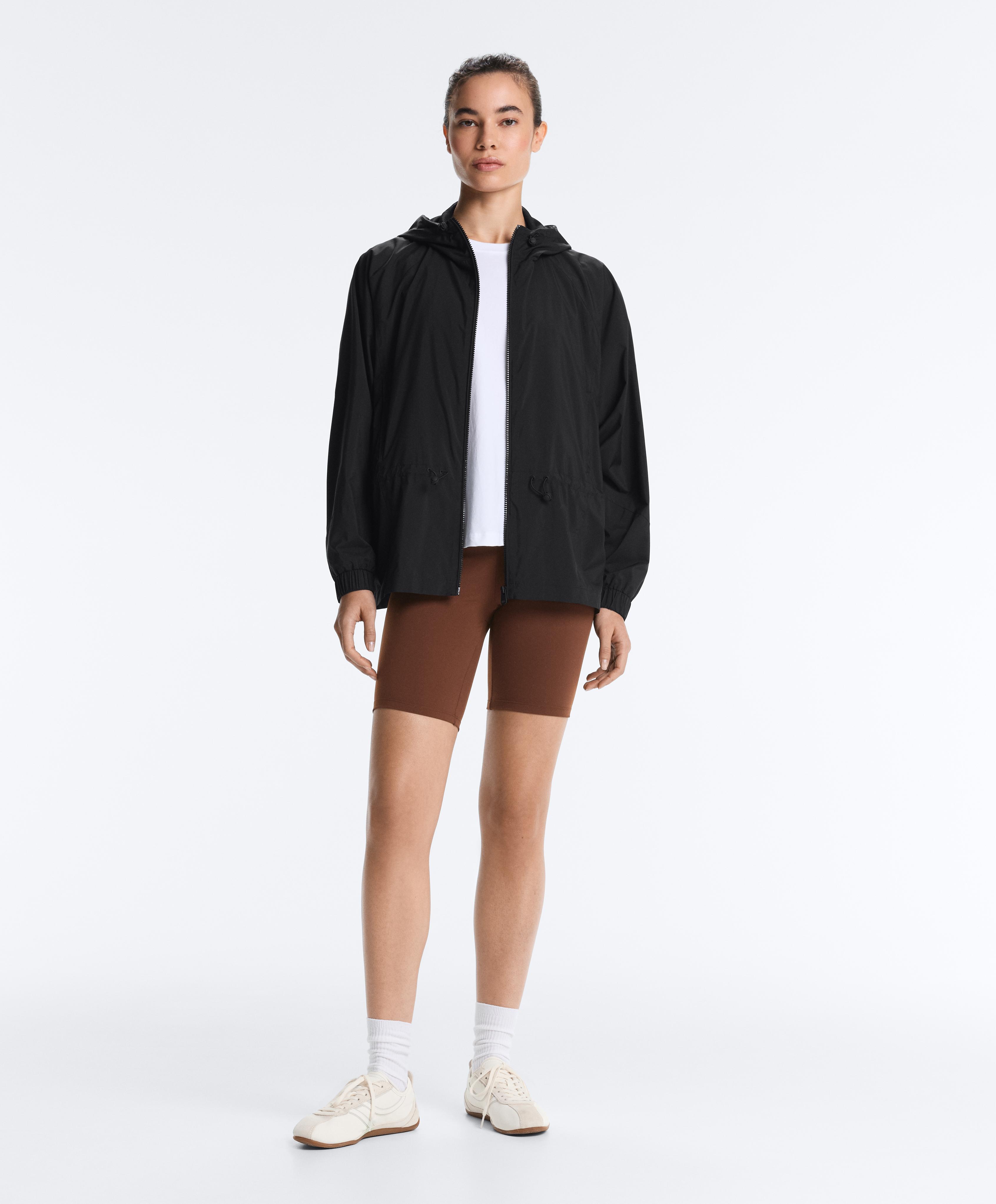 Water-repellent jacket — BLACK
