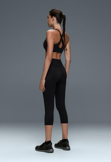 Extra Compressive core control 40cm knee-length leggings — BLACK 6