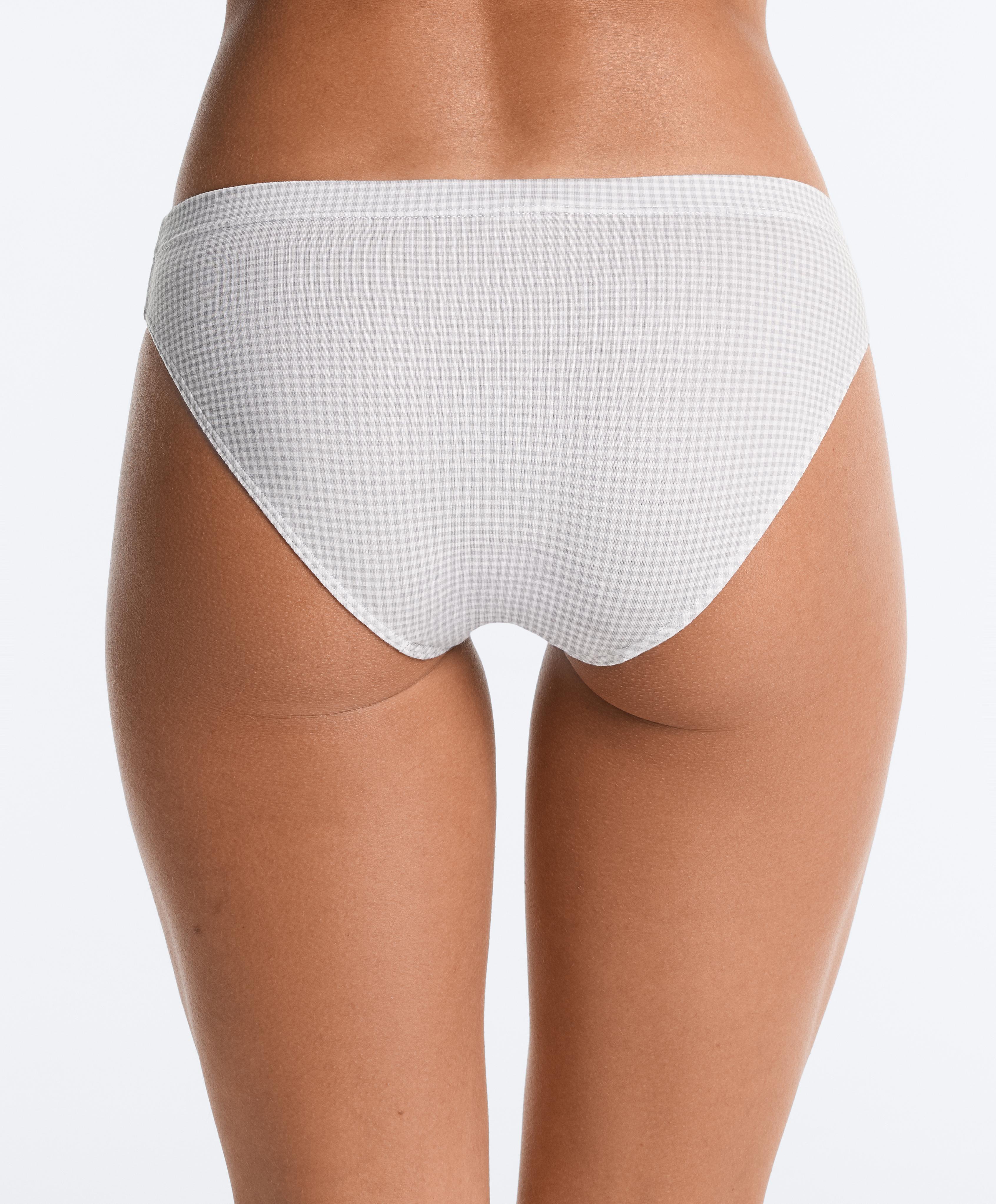 3 classic cotton briefs — PALE GREY