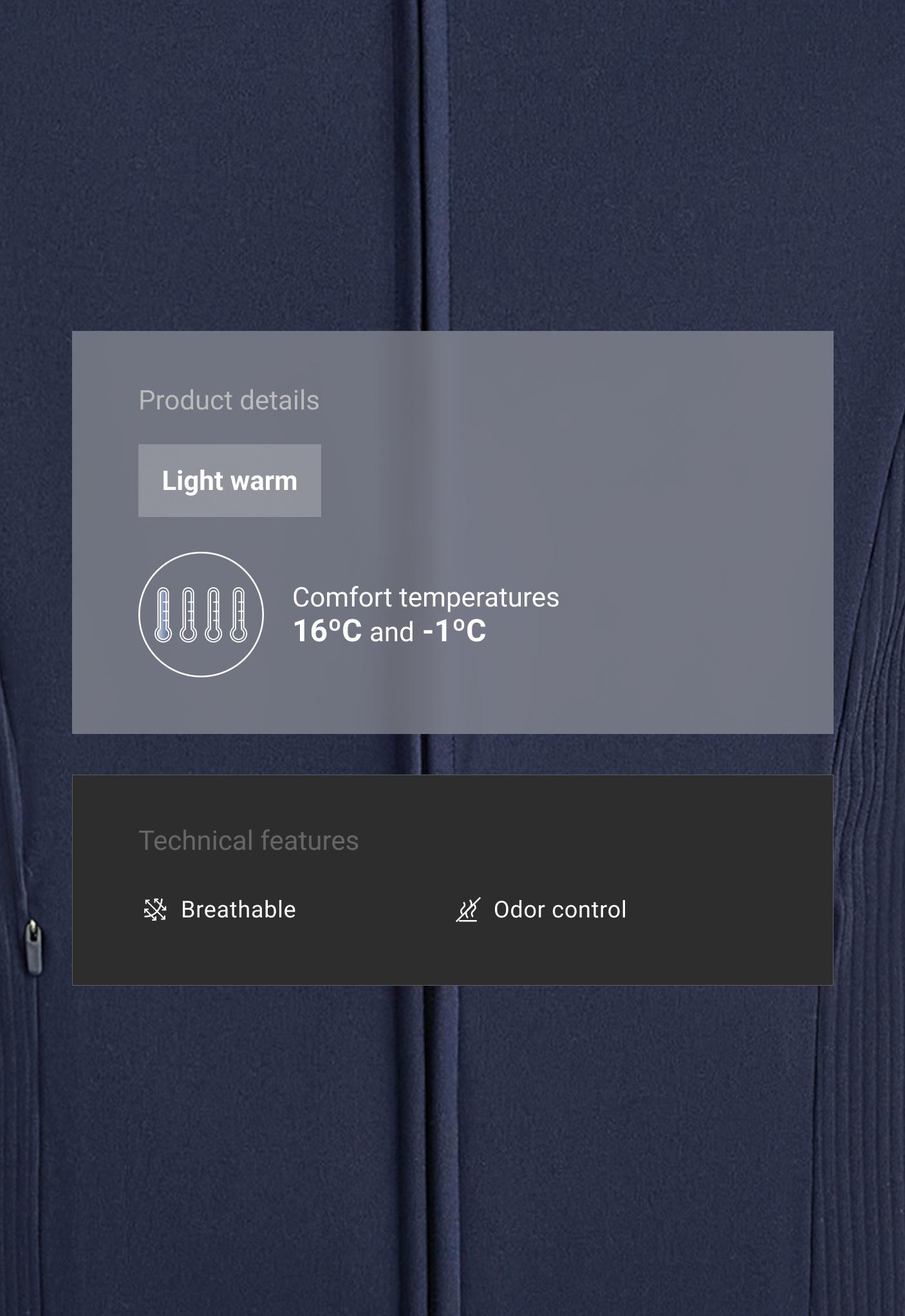 Teknik Light Warm Fitilli Ceket