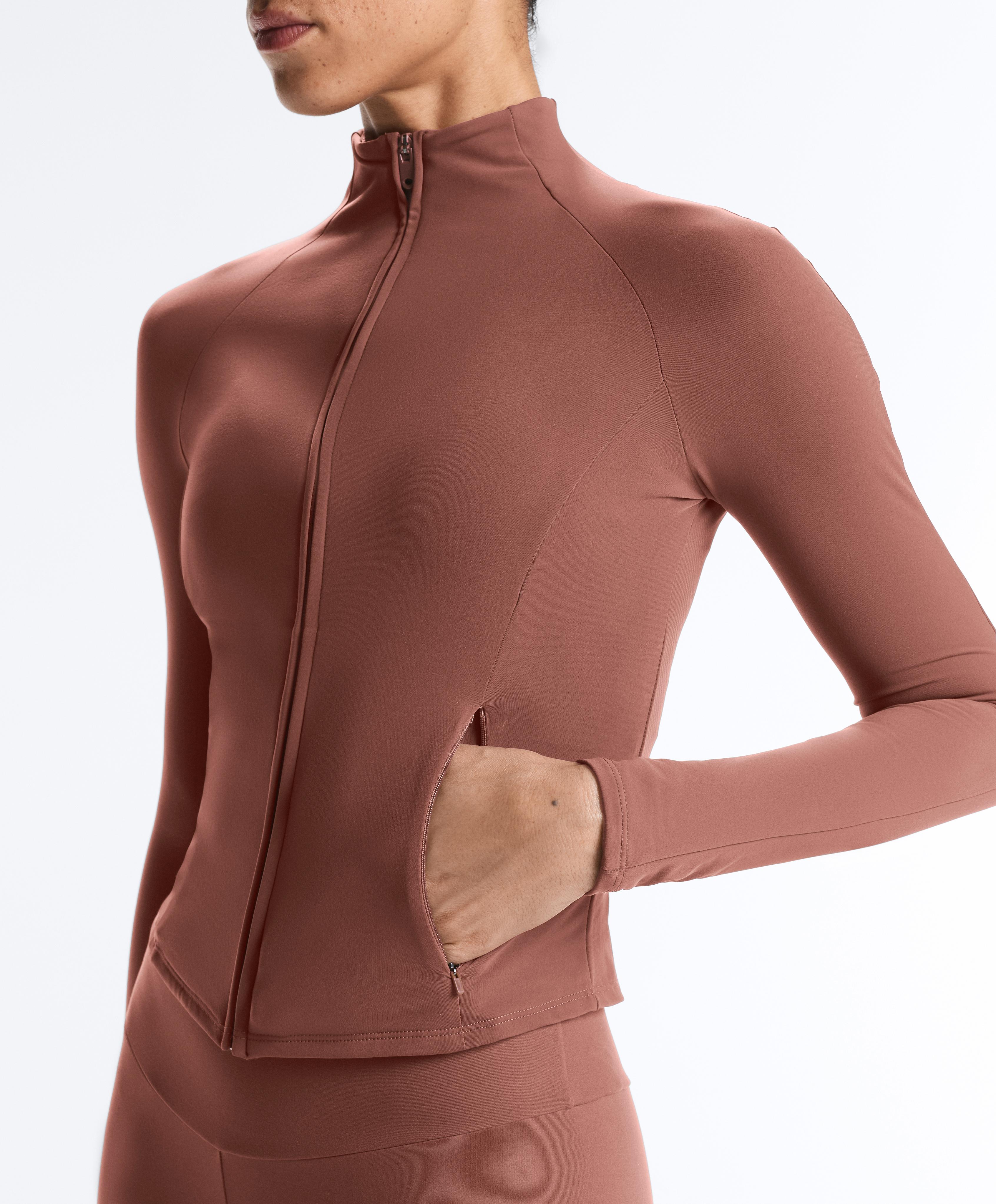 Light warm technical jacket — MAHOGANY