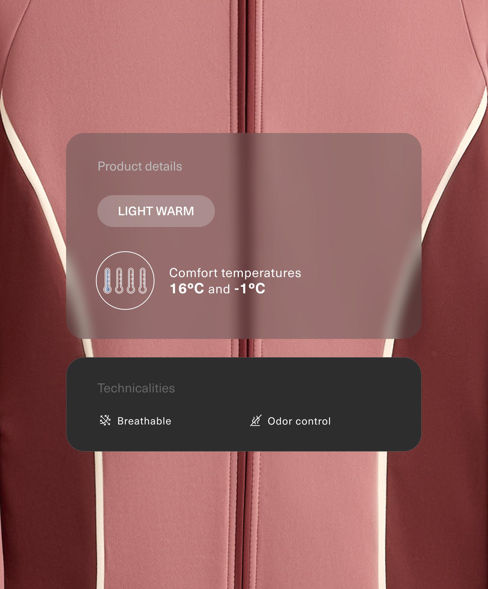 Light warm technical jacket