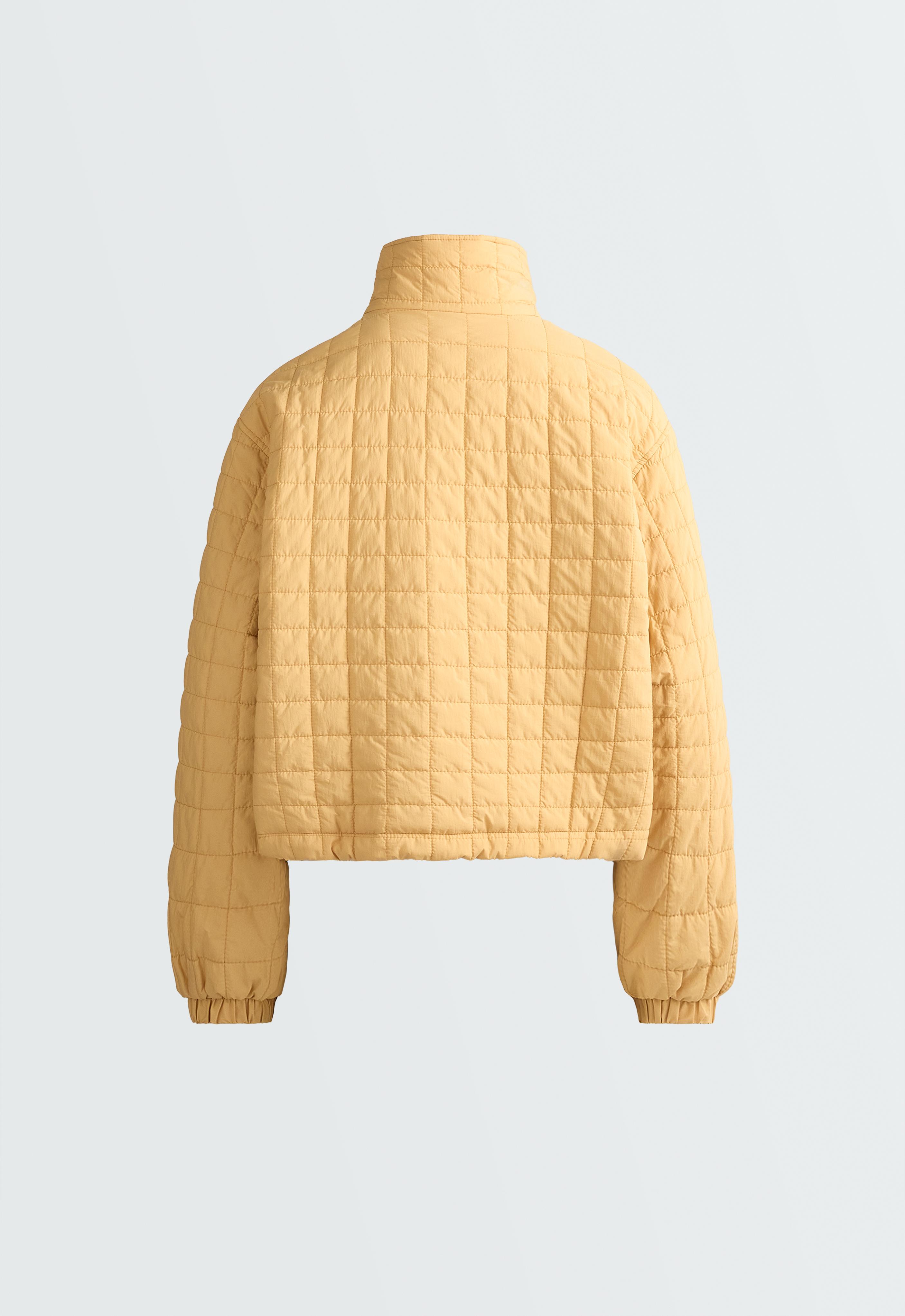 Short FELLEX® AEROGEL padded jacket — OCHRE