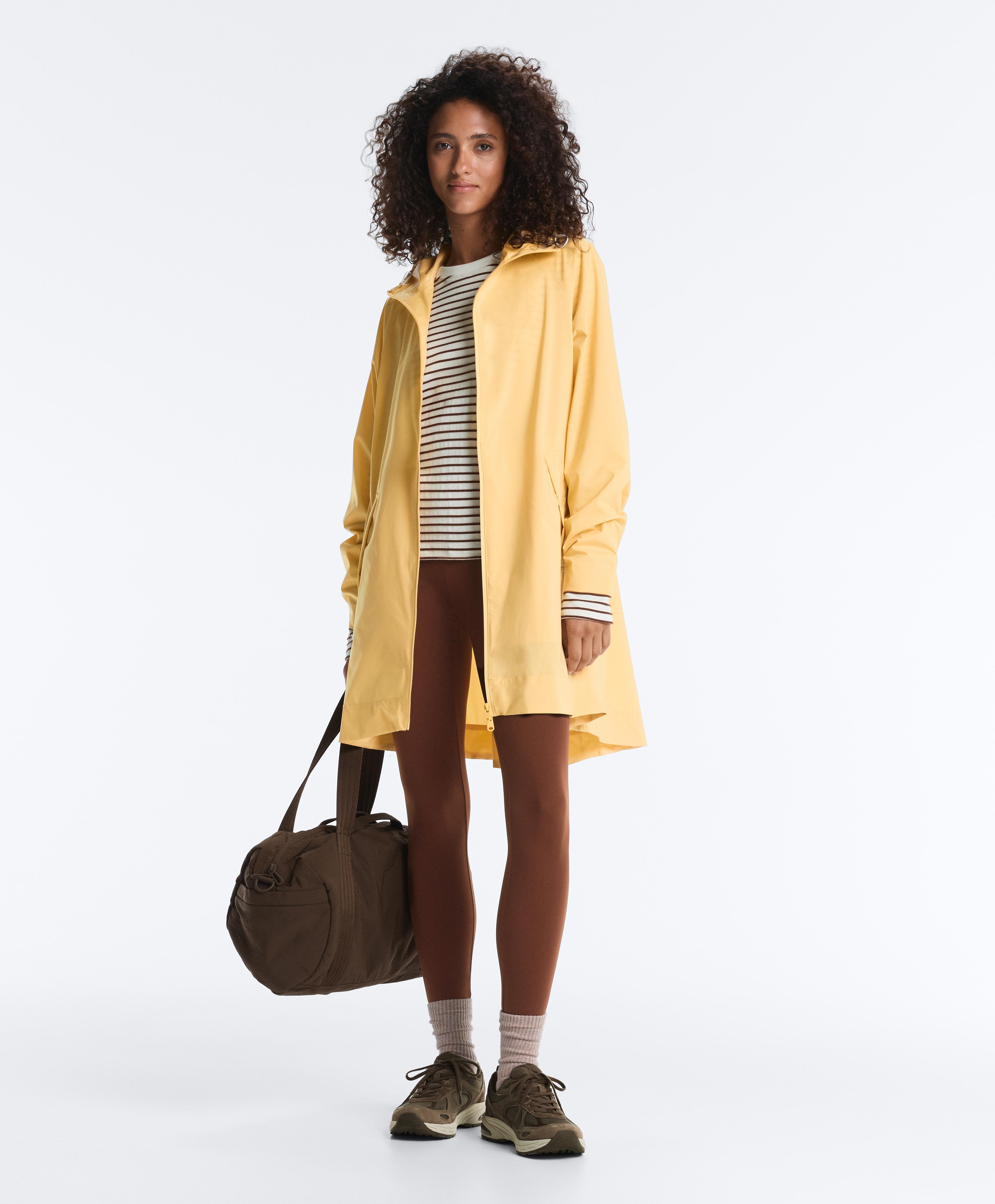 Packable super extra lightweight 10k waterproof jacket — MID-YELLOW