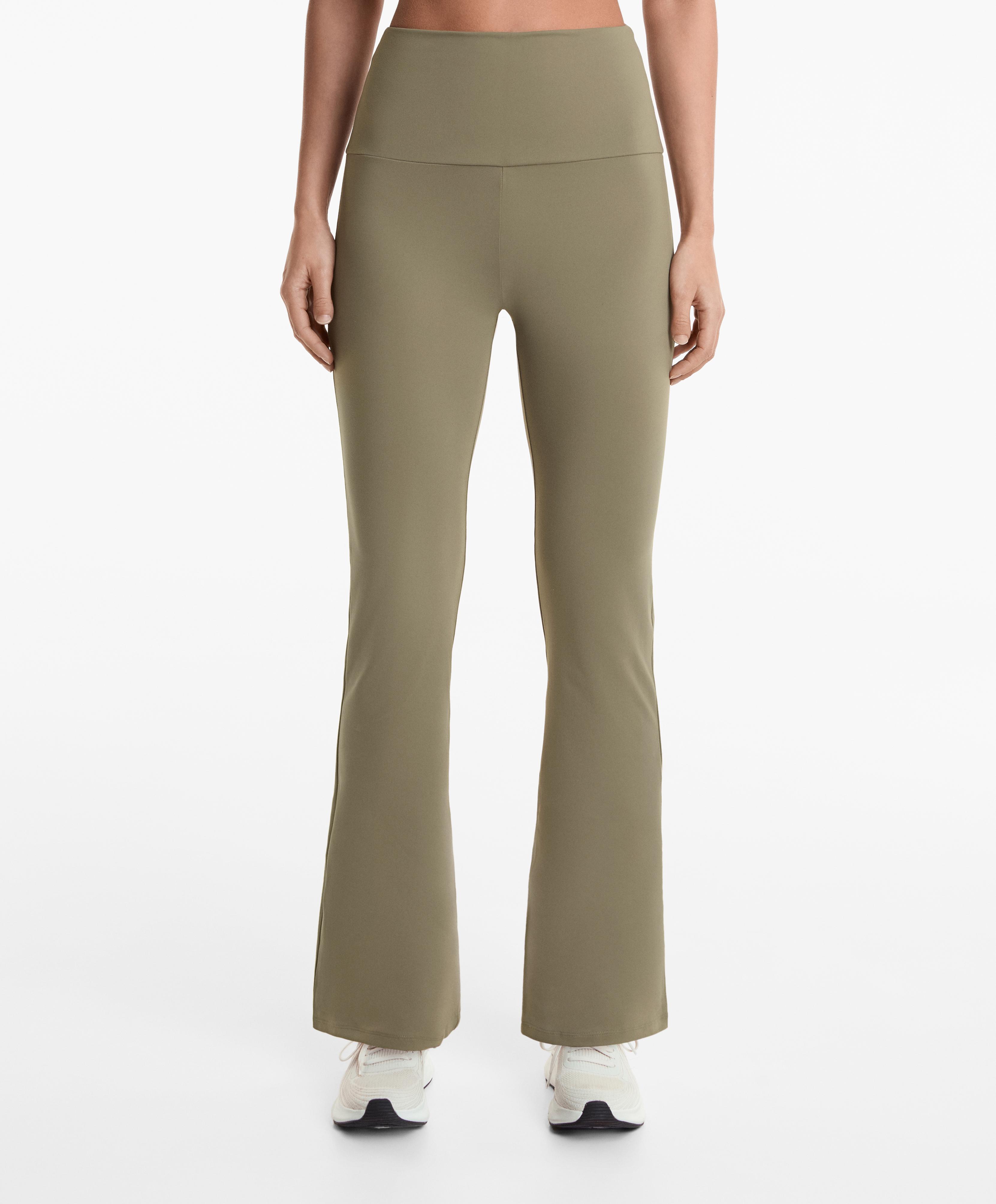 Pantaloni flare Comfortlux high rise