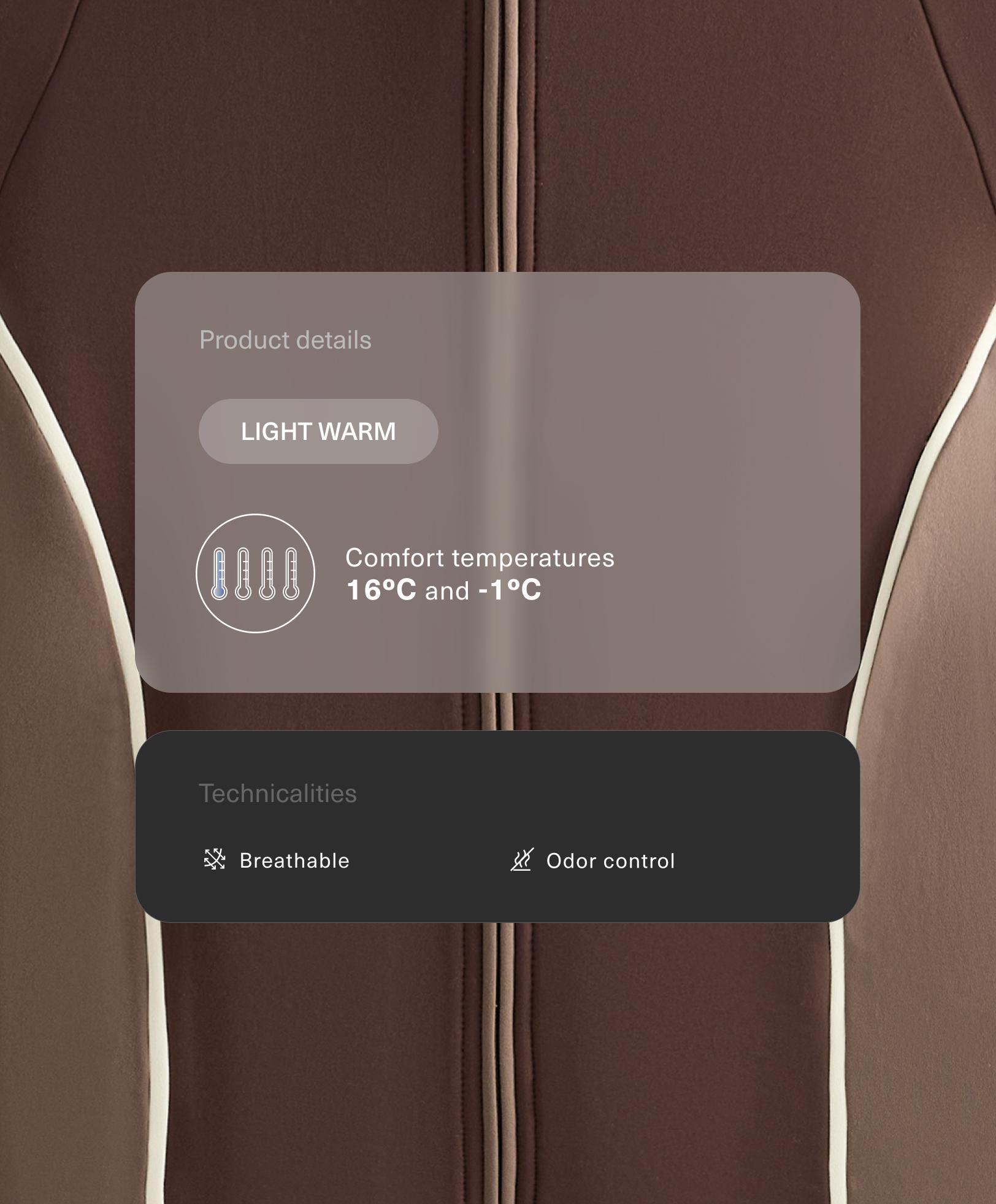 Light warm technical jacket