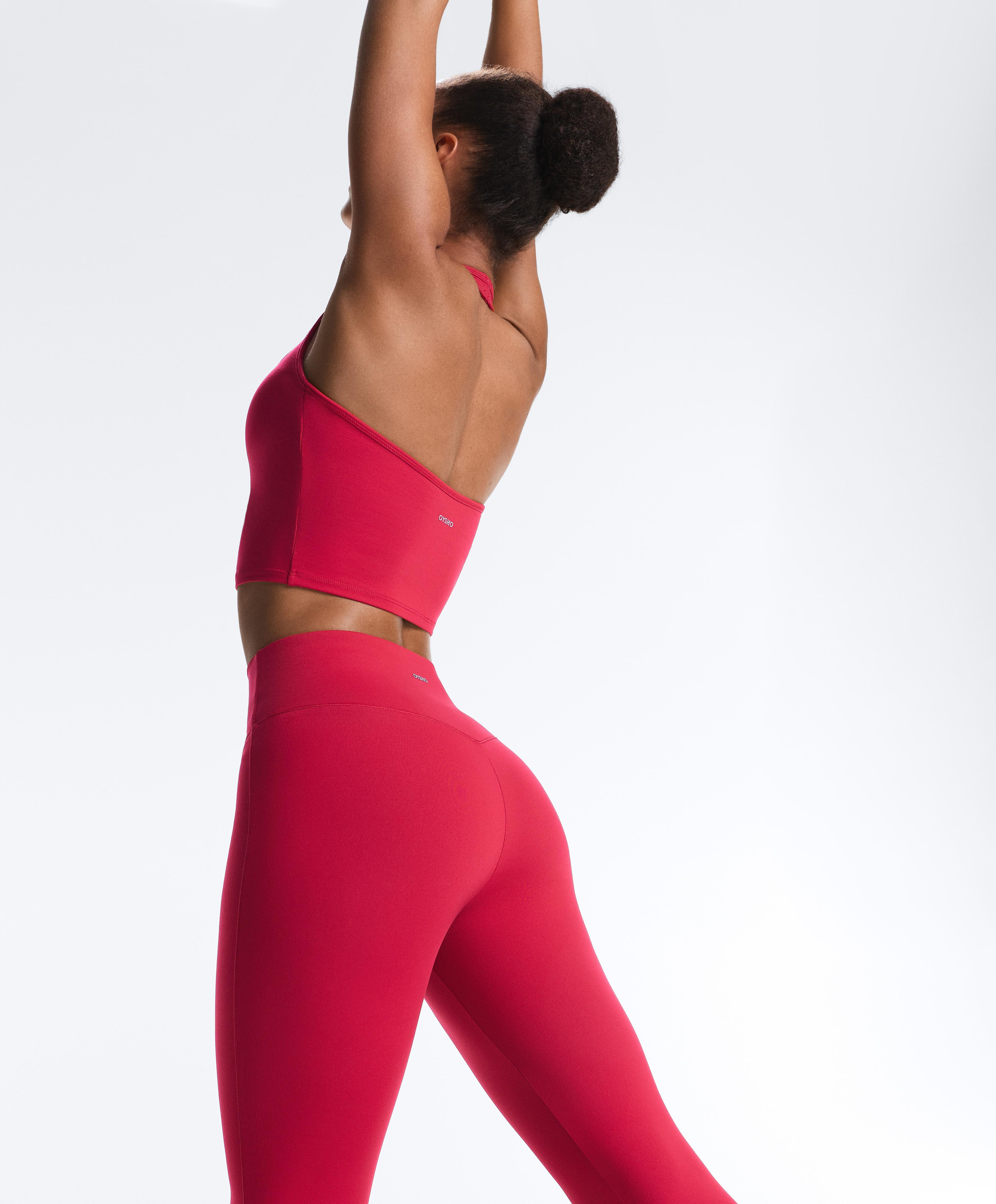 Evermove high-rise ankle-length leggings — RED