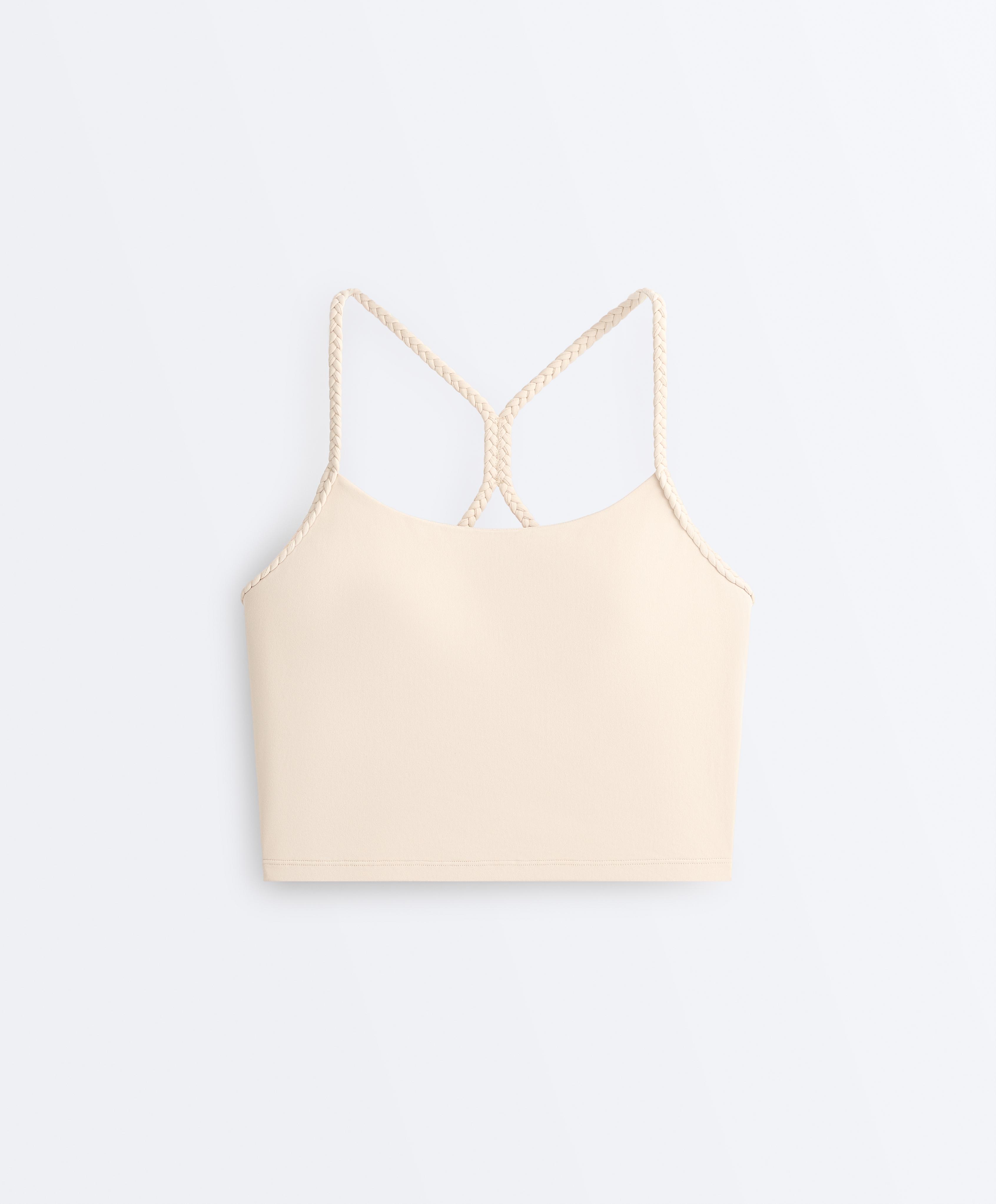 Comfortlux braided tank top — SAND