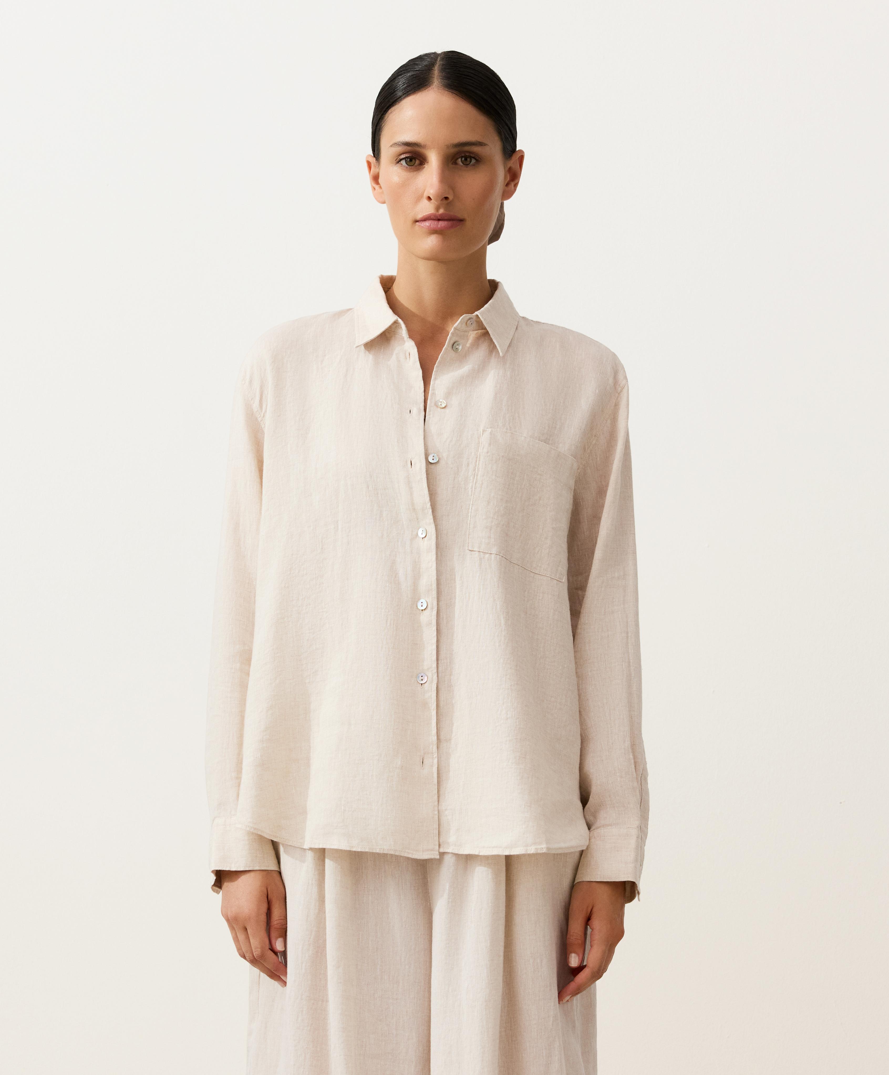 Hemd im Relaxed-Fit aus 100 % Leinen