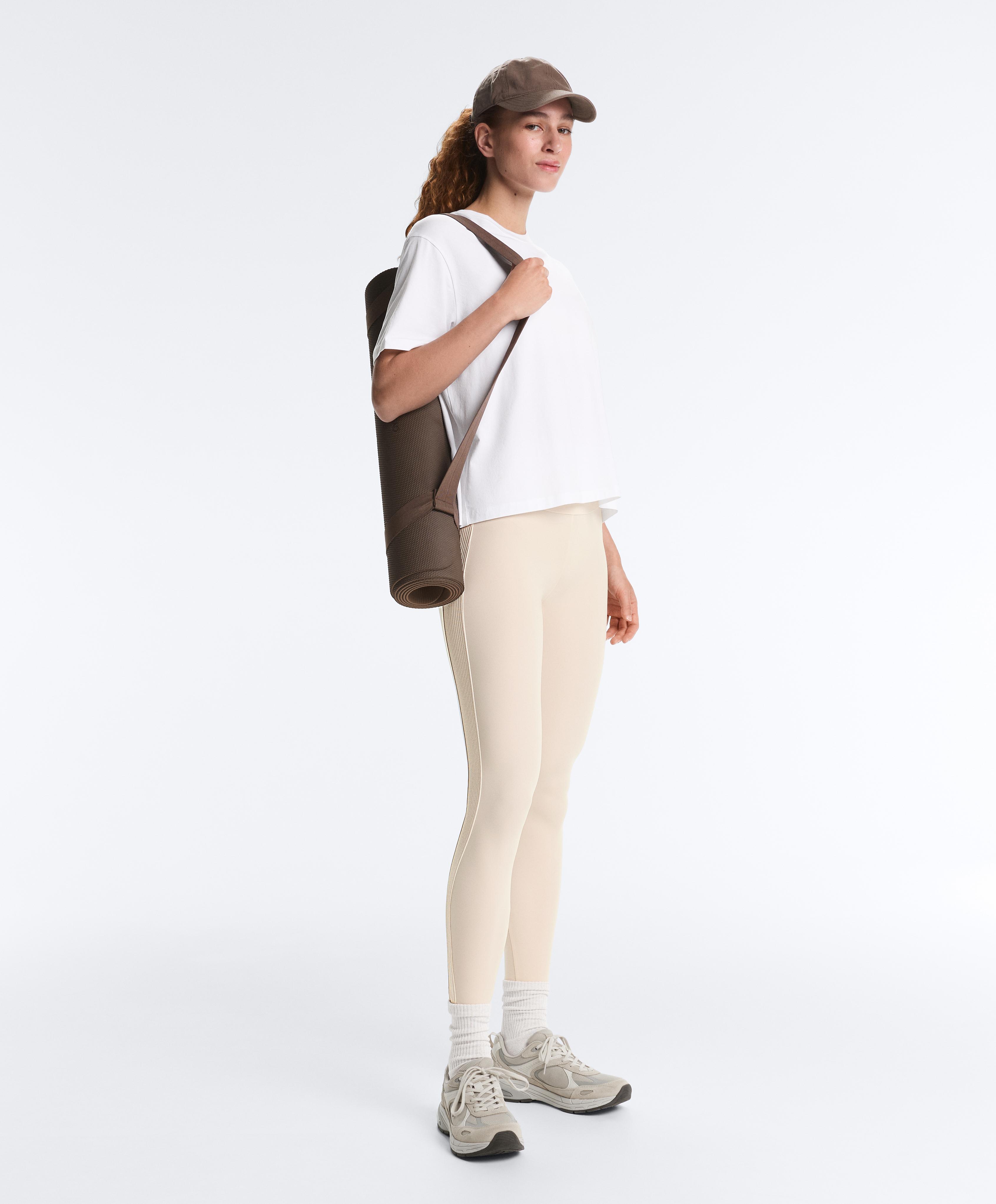 Comfortlux high-rise rib 65cm ankle-length leggings