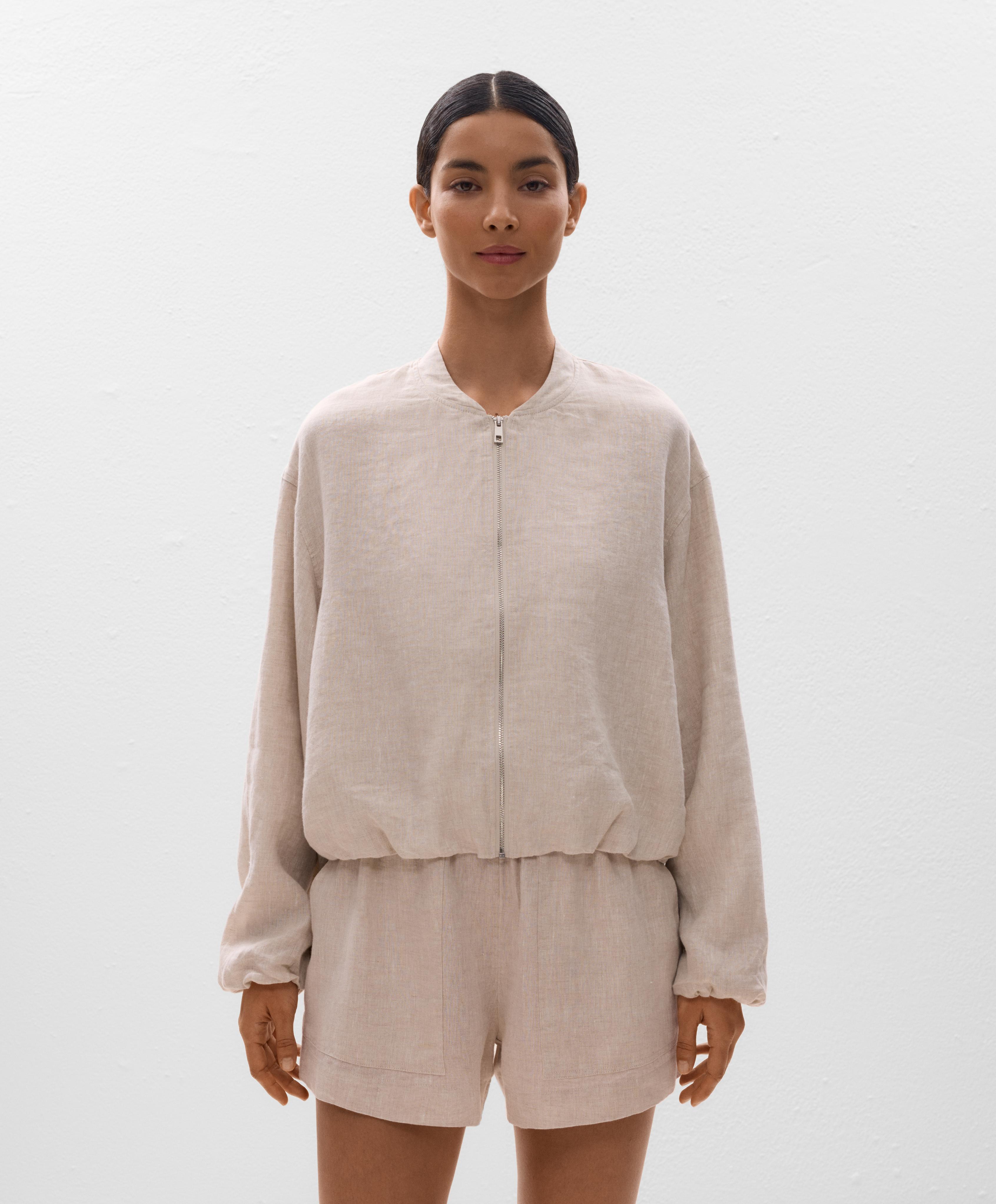 Blouson bomber 100 % lin Blouson bomber 100 % lin
