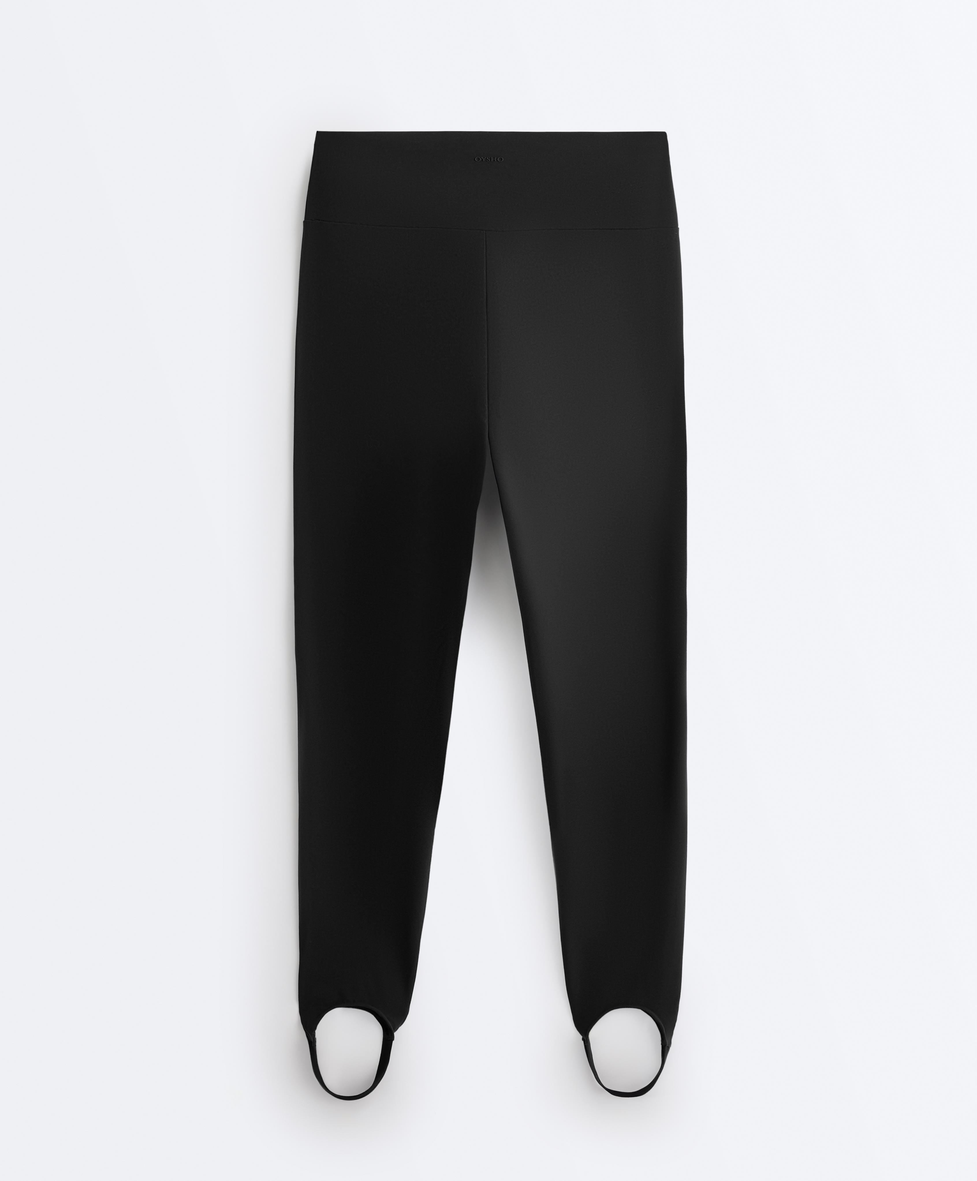 Comfortlux super-high-rise ankle-length leggings — BLACK