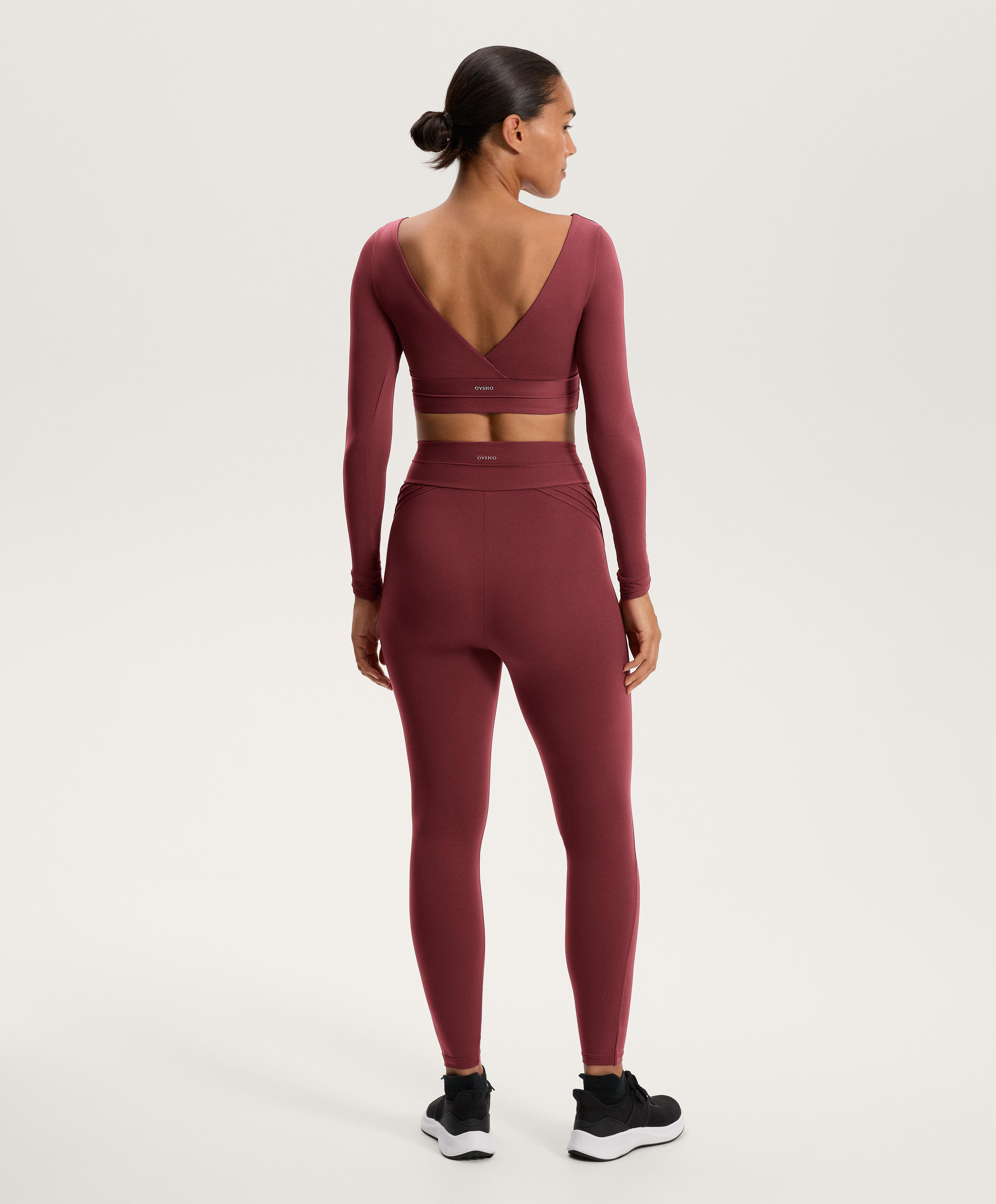 Total look comfortlux plum V-waist with comfortlux long sleeve top - Sale