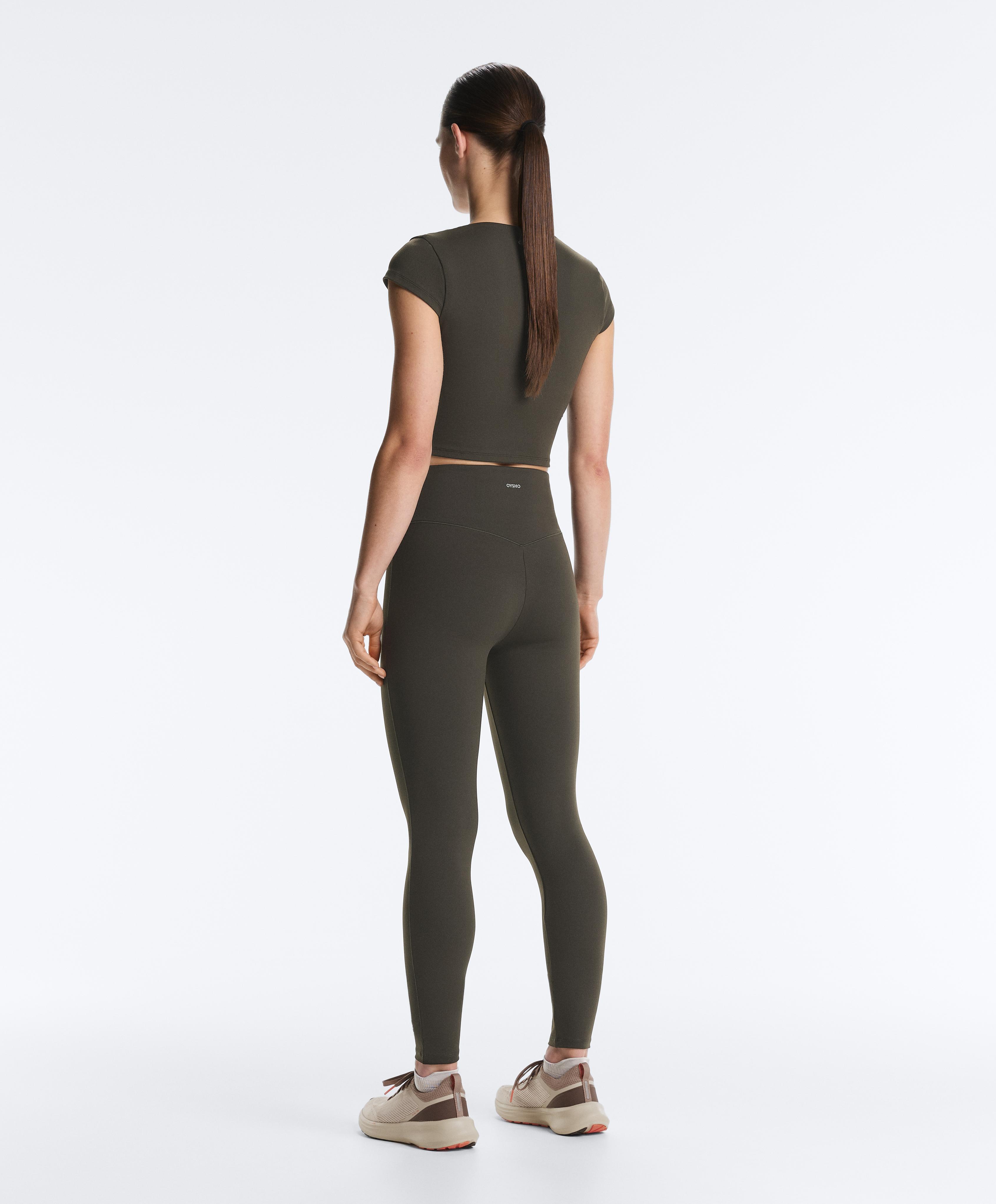 Evermove high-rise ankle-length leggings — BROWN