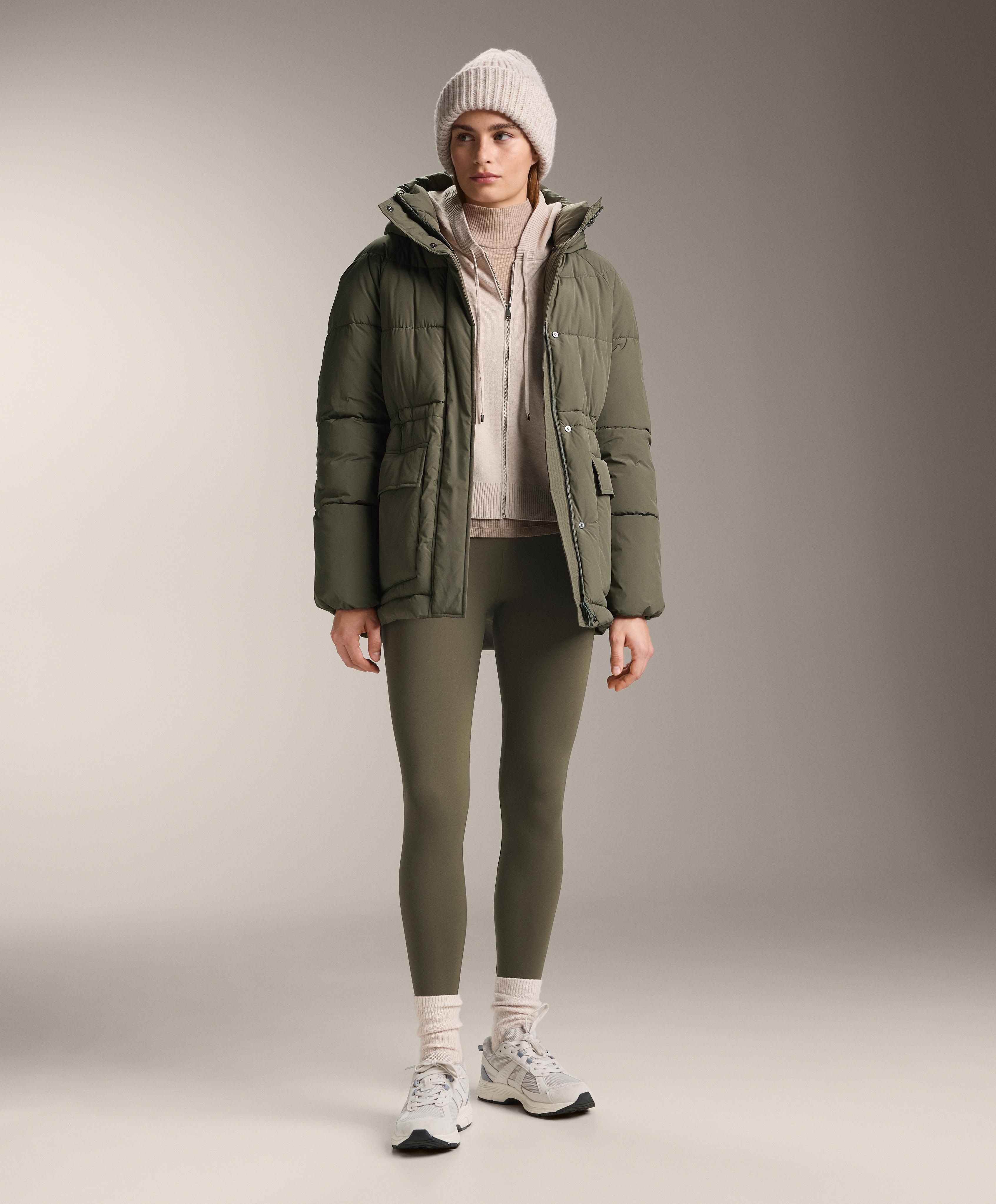 Comfortlux high-waisted ankle-length leggings — KHAKI