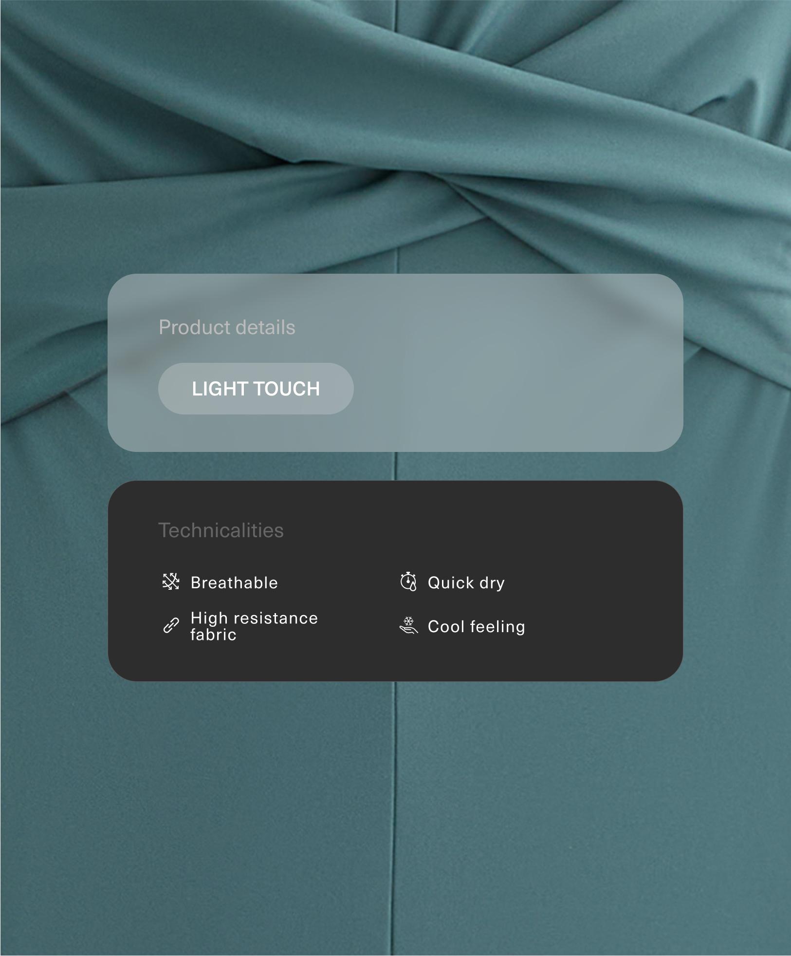 Κοντό ολόσωμο σορτς Light Touch με drapering - Εκπτώσεις Κοντό ολόσωμο σορτς Light Touch με drapering - Εκπτώσεις