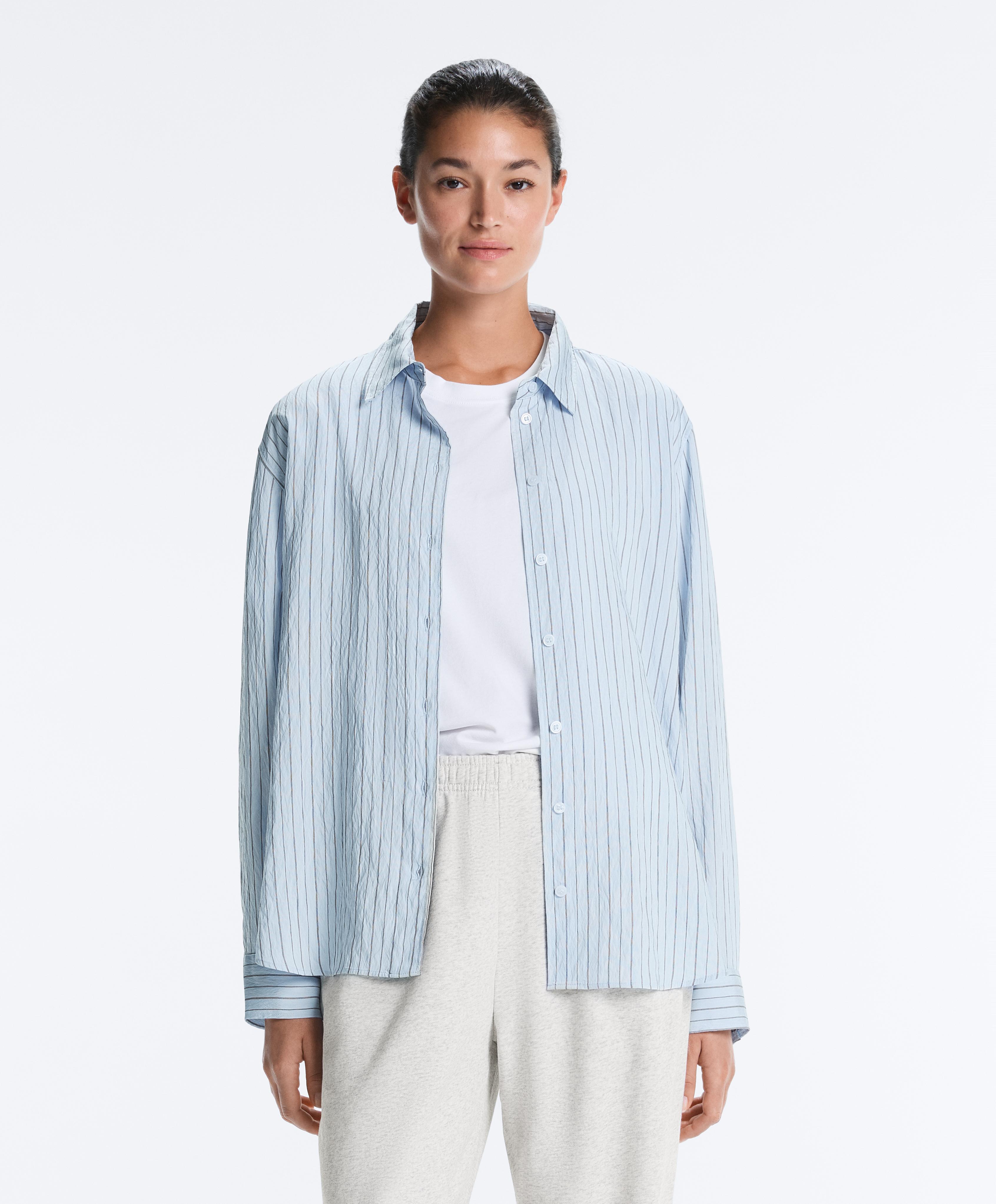 Camisa às riscas regular Camisa às riscas regular