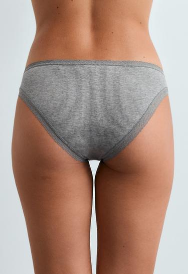 3 classic briefs with cotton Rib — MID GREY 4