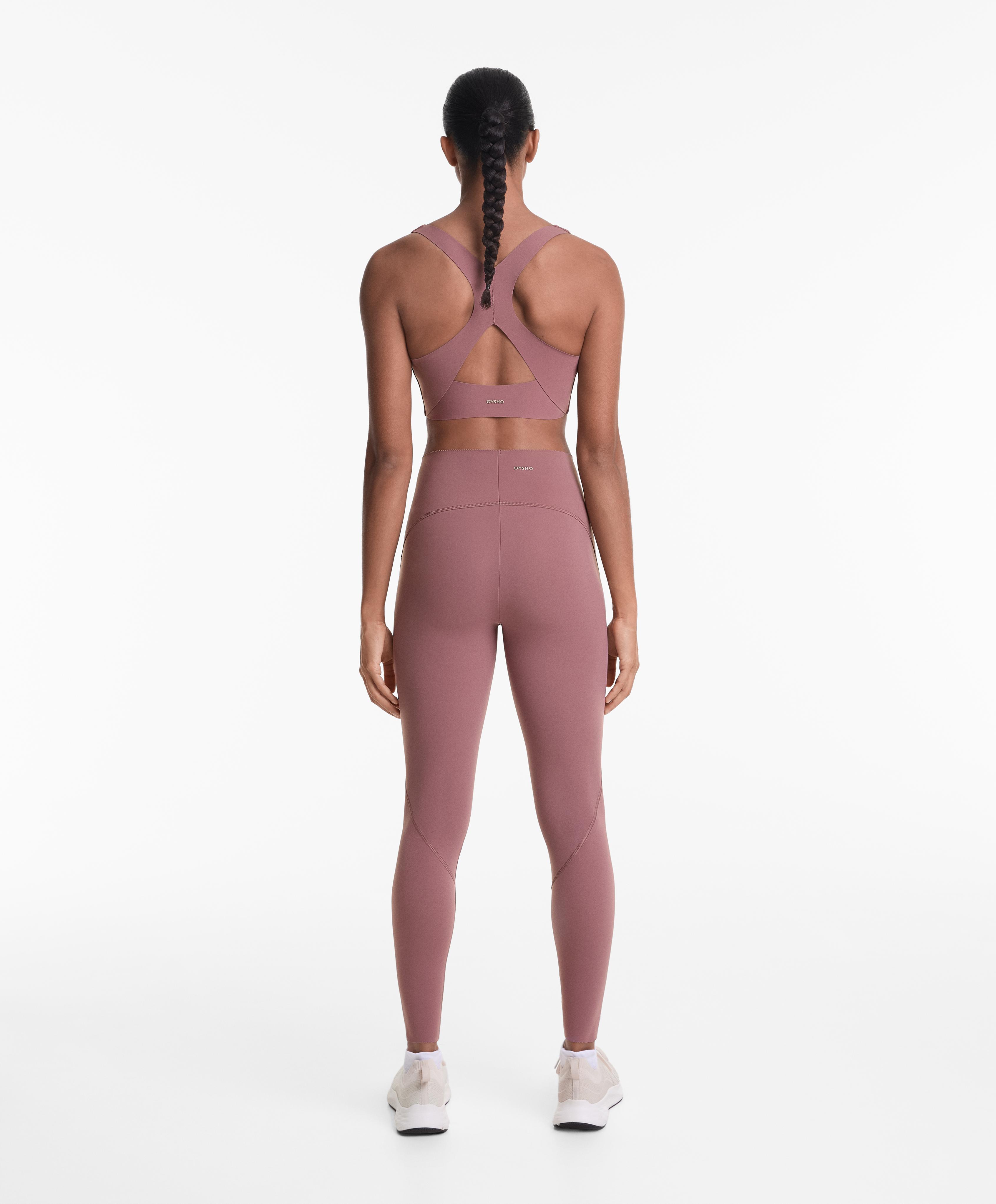 Mauve basic compressive total look