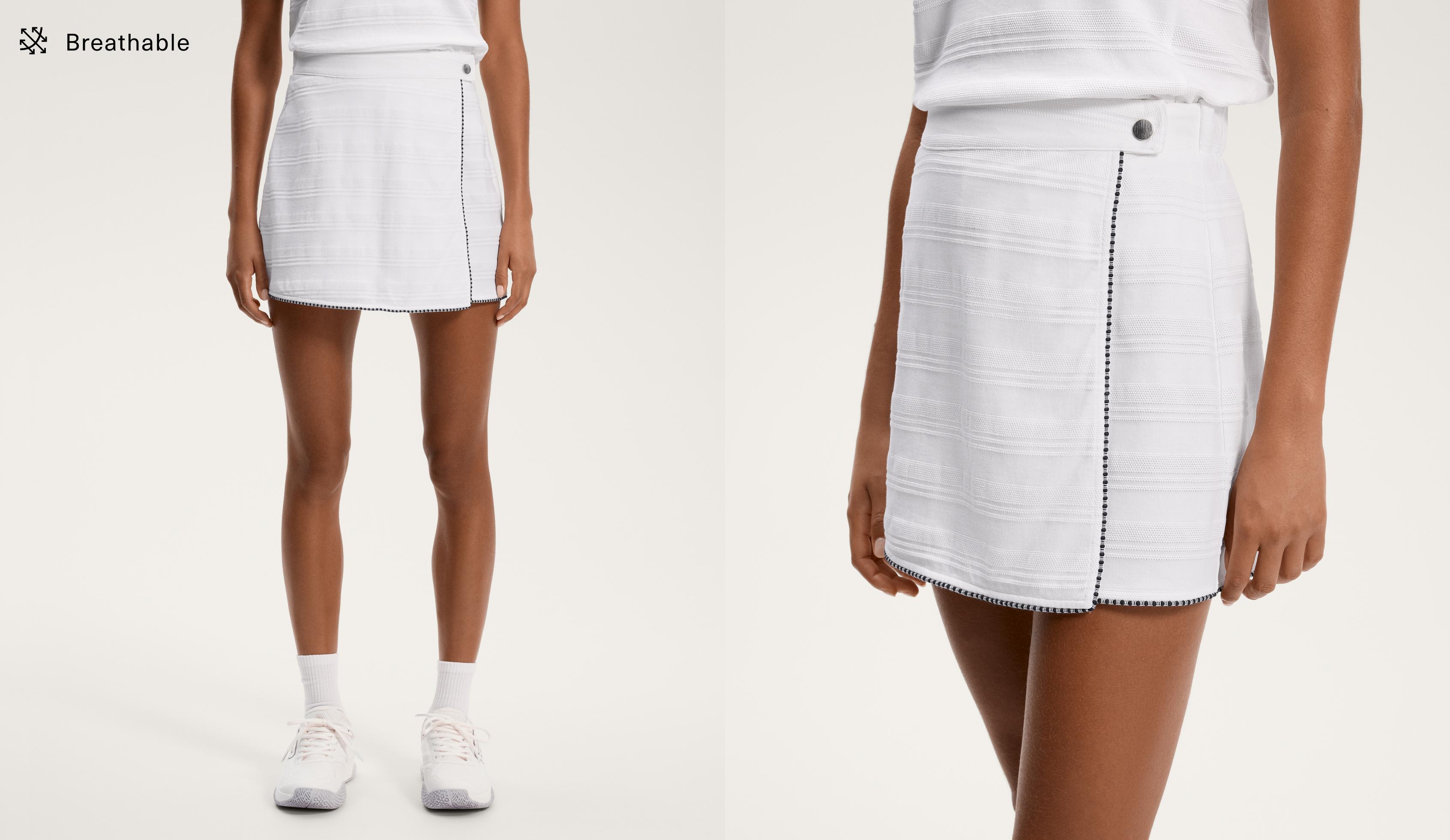 Jacquard piqué skort 100% cotton Jacquard piqué skort 100% cotton