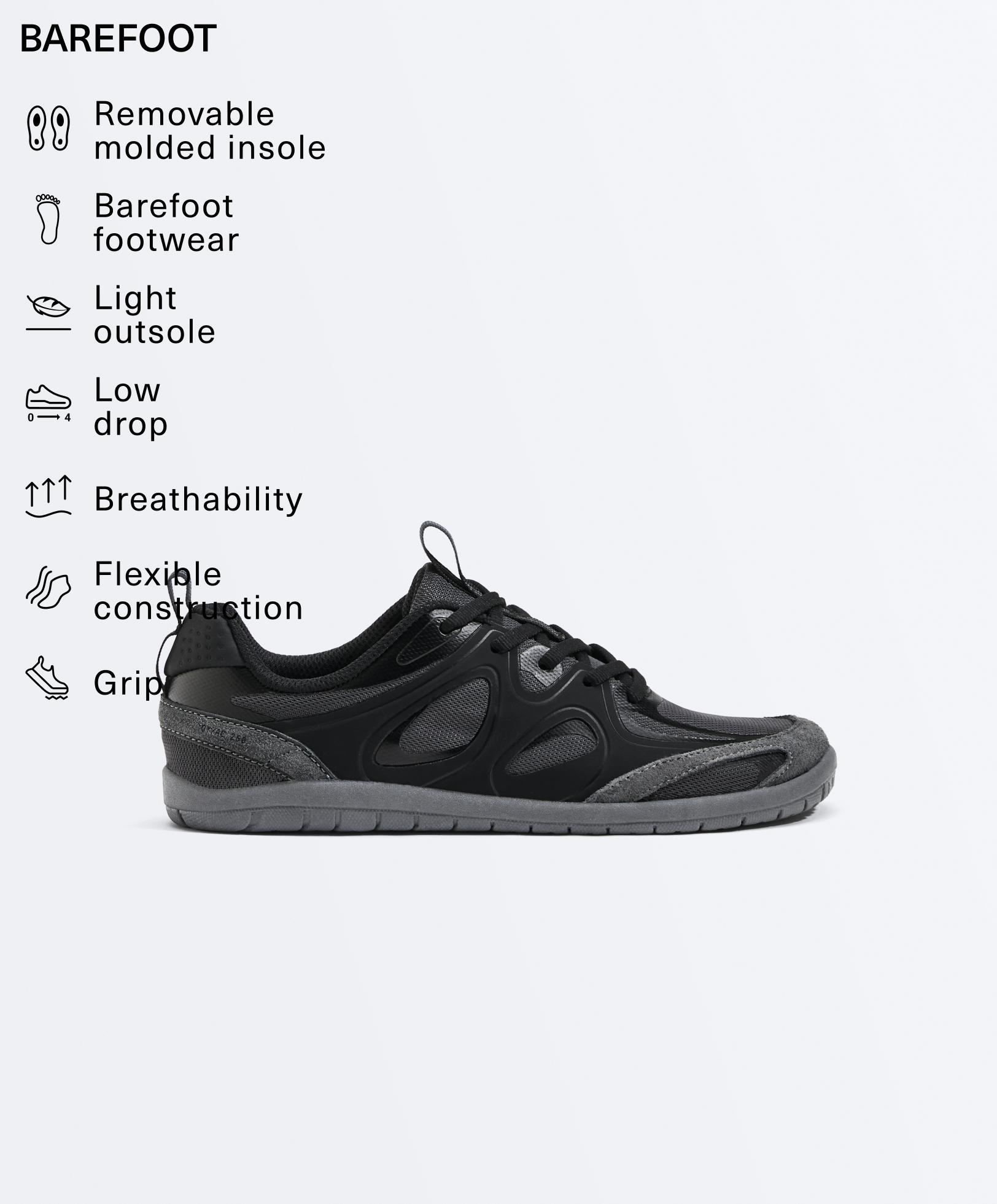Multi-activity barefoot trainers — BLACK