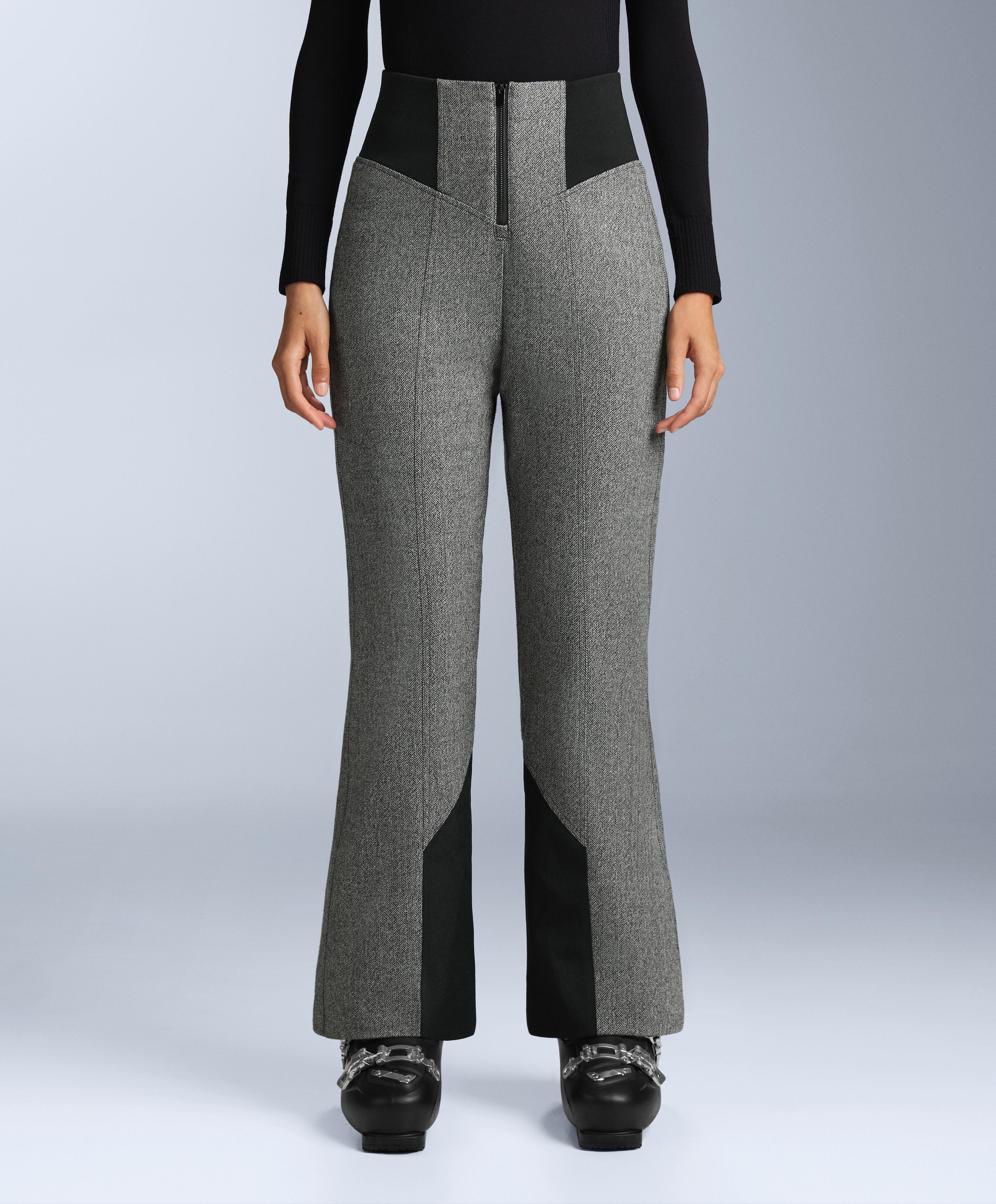 Pantalón flare high rise FELLEX® Wool Blend SKI resistente al agua Pantalón flare high rise FELLEX® Wool Blend SKI resistente al agua