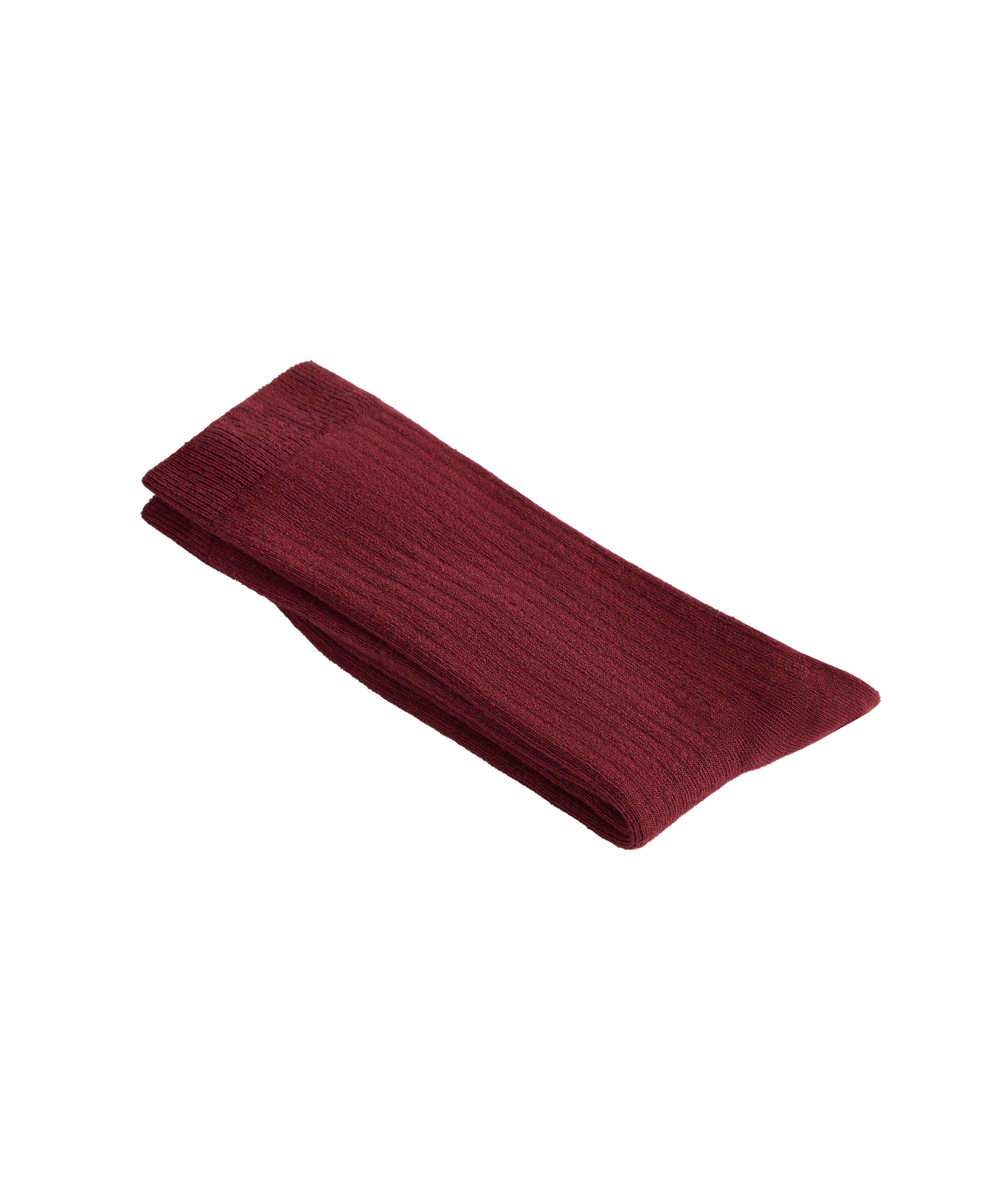 Modal blend classic socks with 13% cashmere — MAROON