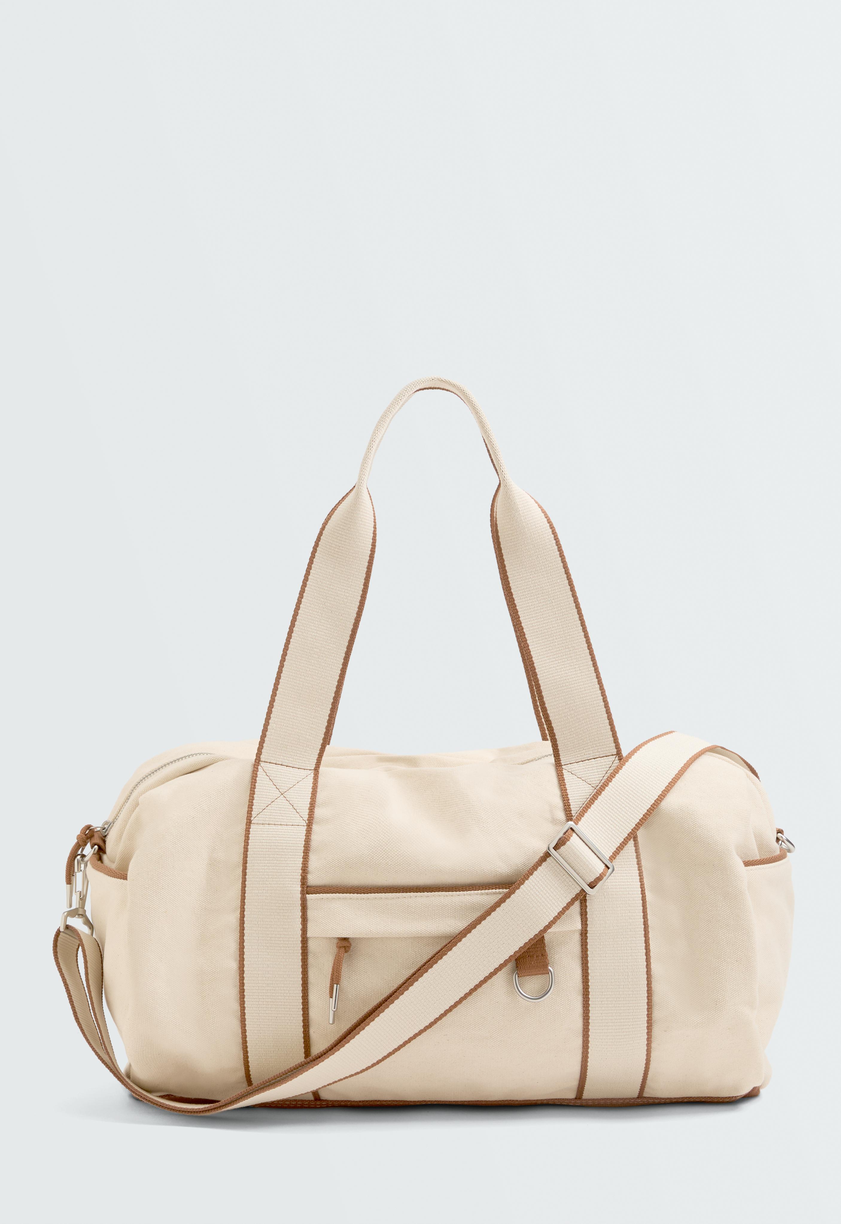 Canvas bowling bag — ECRU