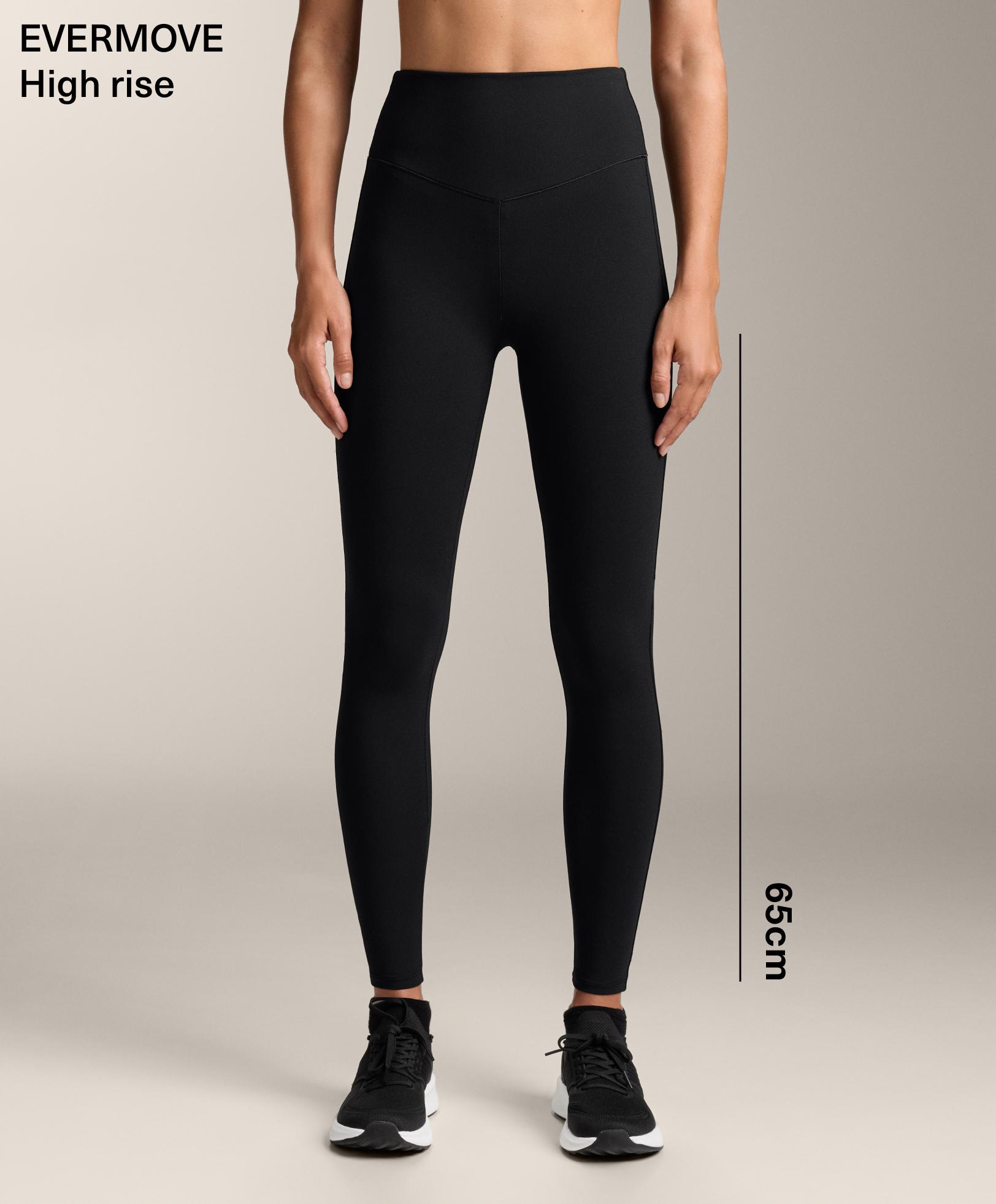 65cm polyamide ankle-length leggings with cottony handfeel
