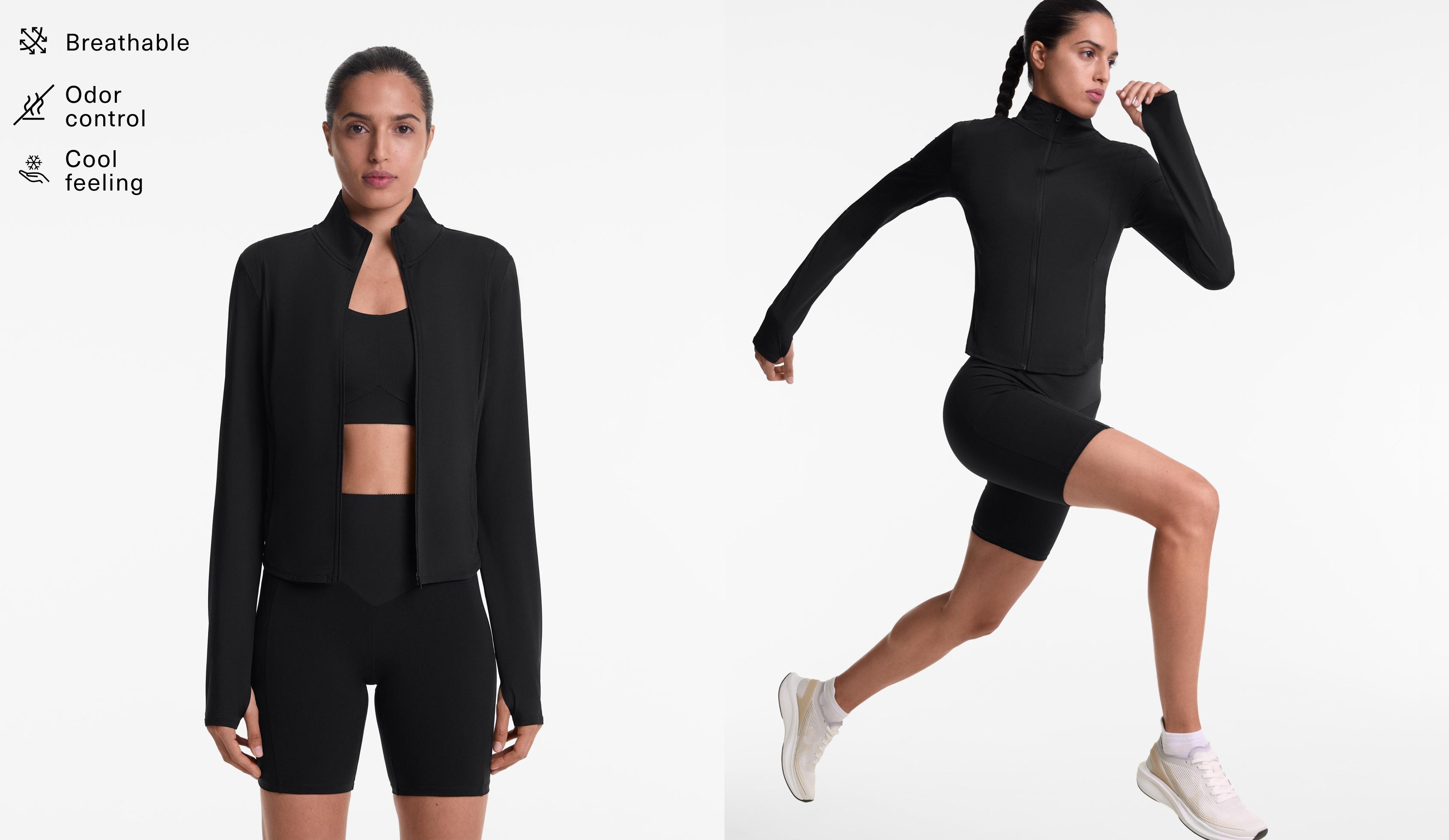 Cold-touch technical jacket