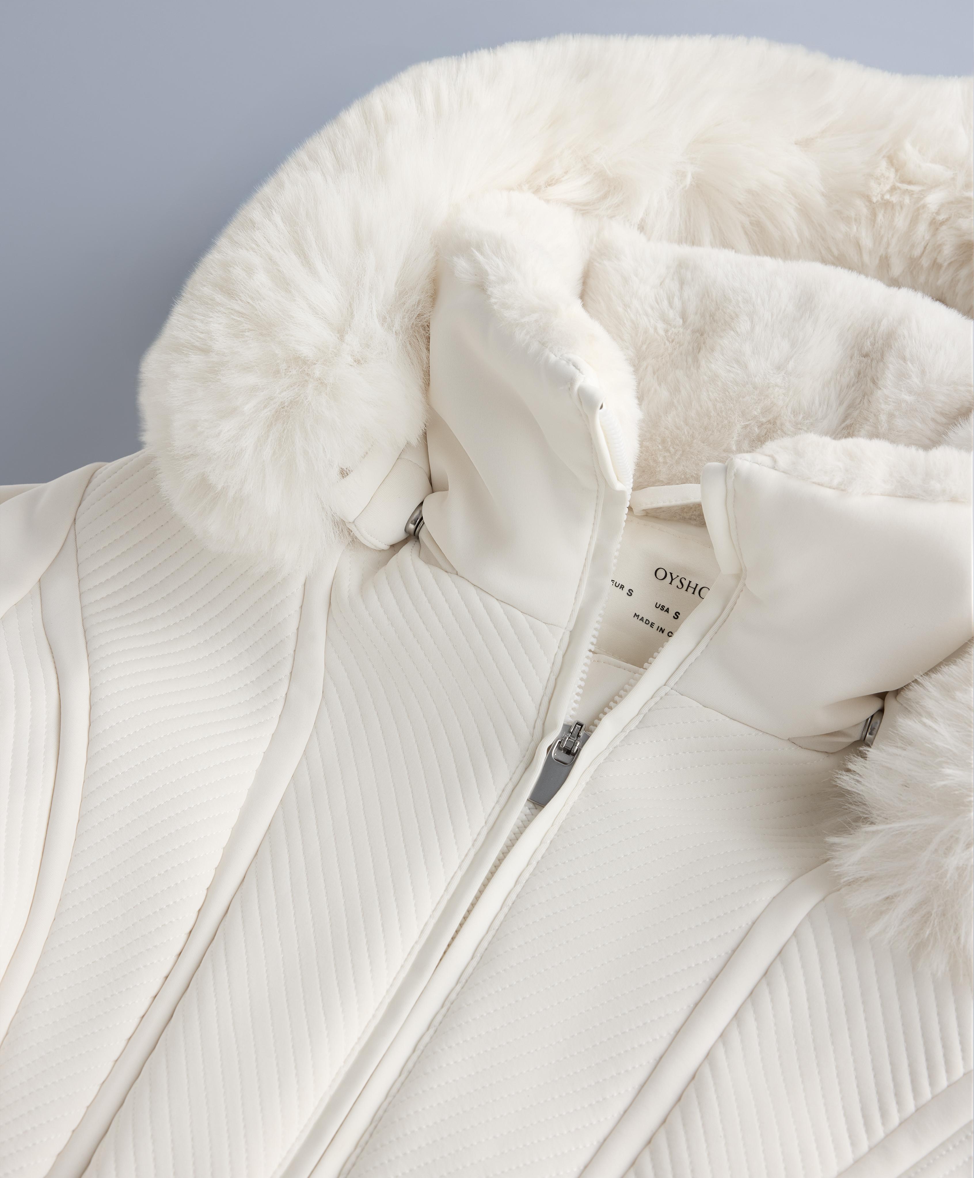 Primaloft® SKI water-resistant super-fitted jacket — WHITE 