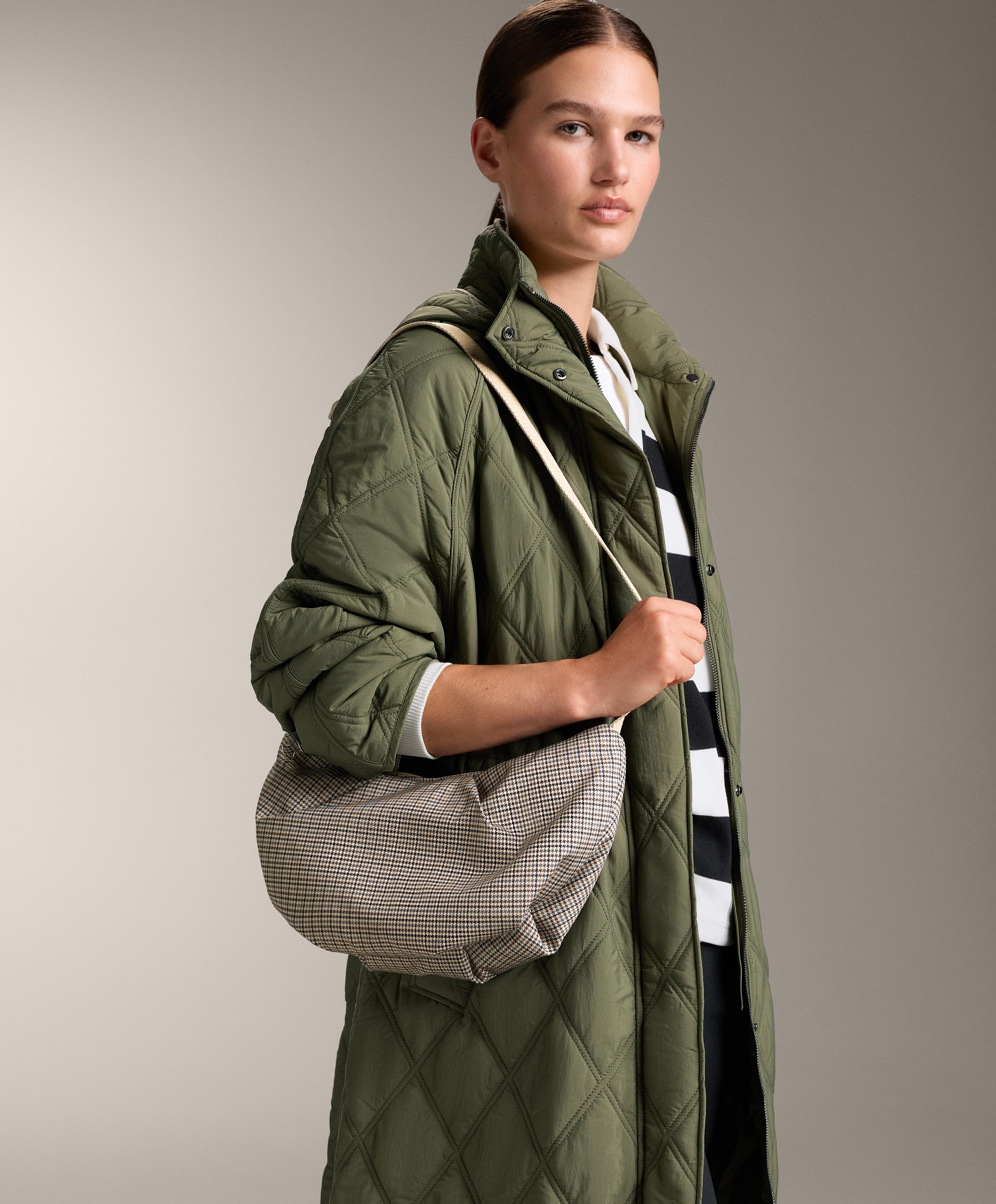 Quilted crossbody bag — PALE ECRU