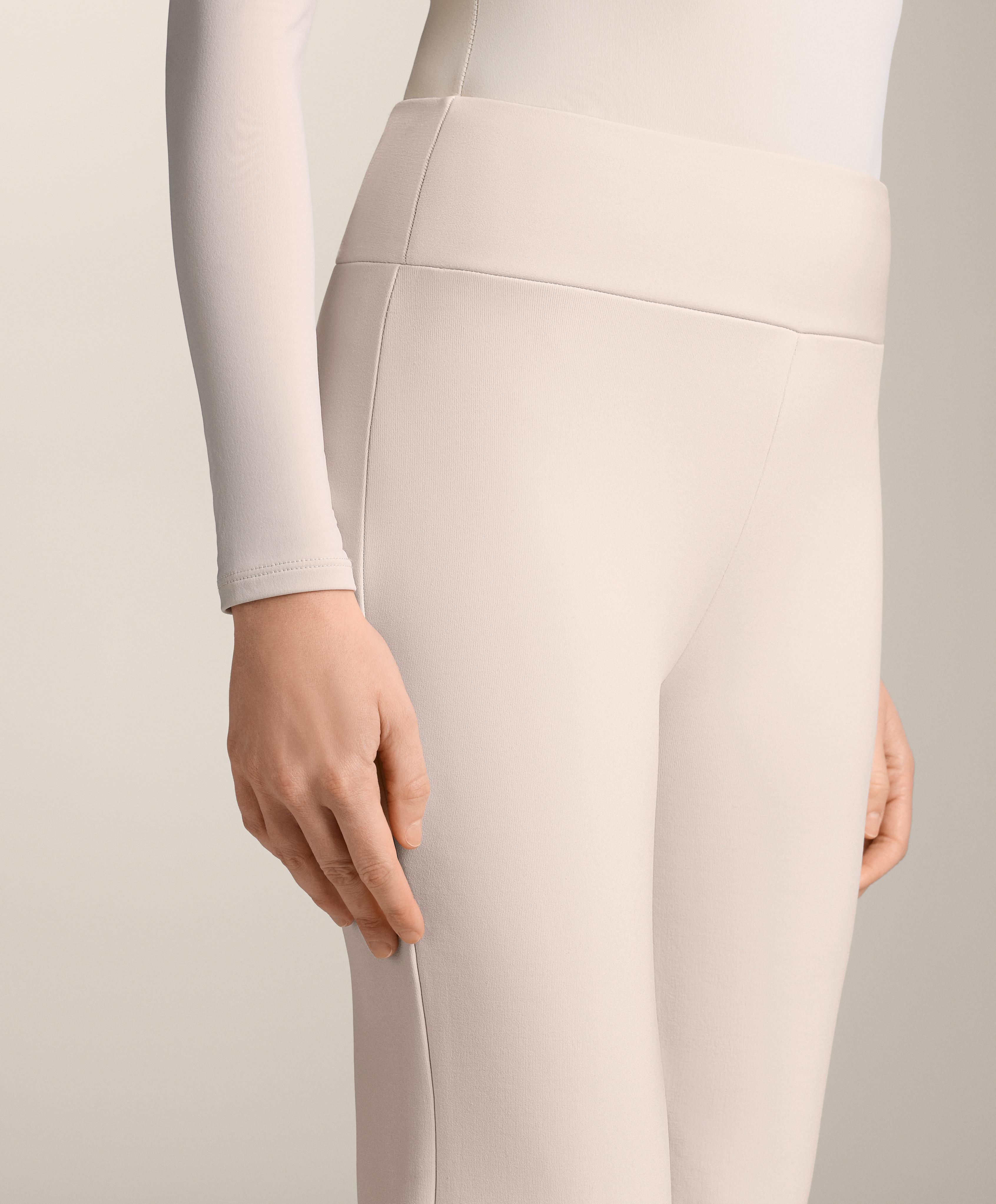 Bootcut seamless high rise super extra Warm trousers — PALE MINK